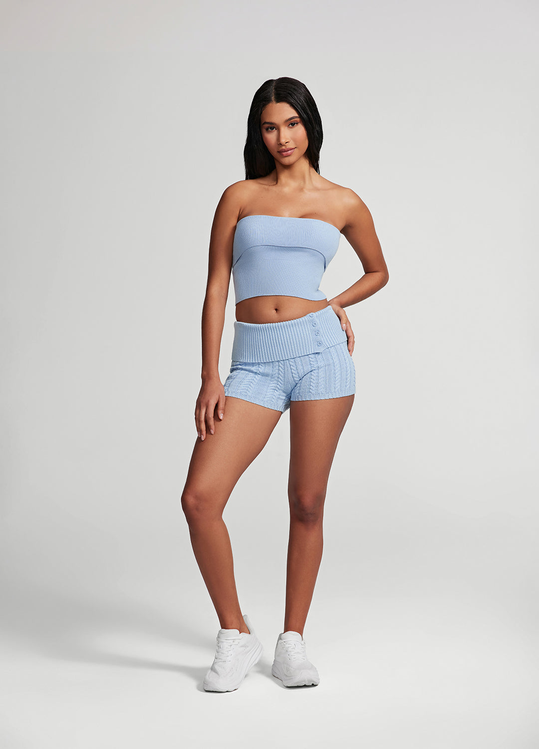 Cable Knit Micro Shorts - Image 5