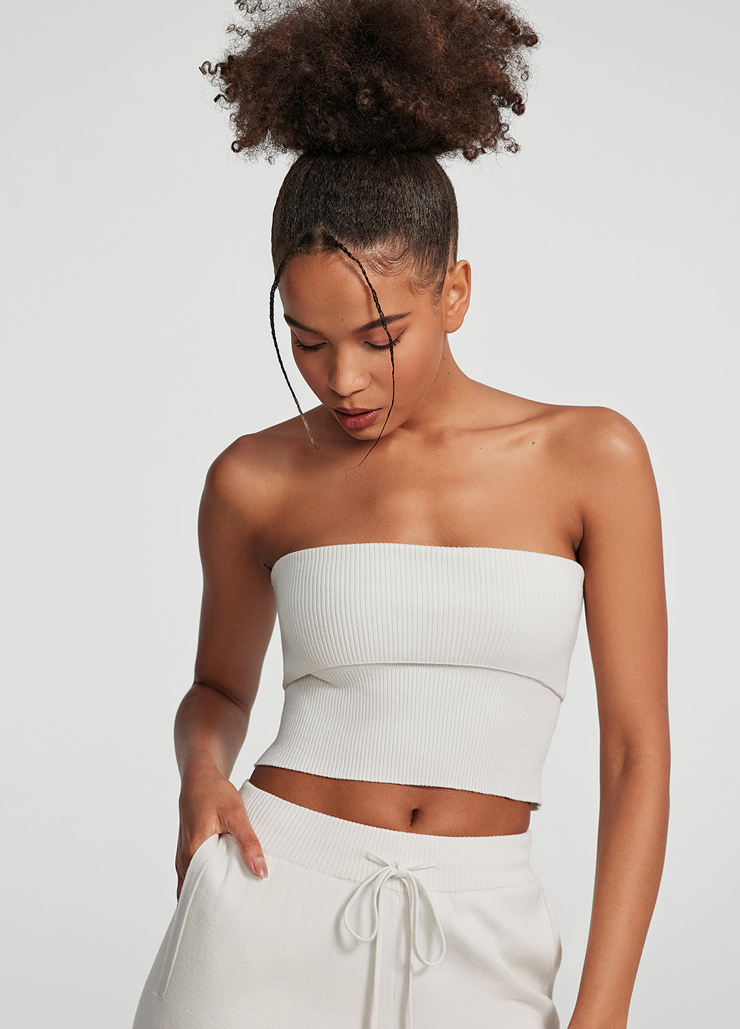 Chunky Knit Crop Top - Image 4
