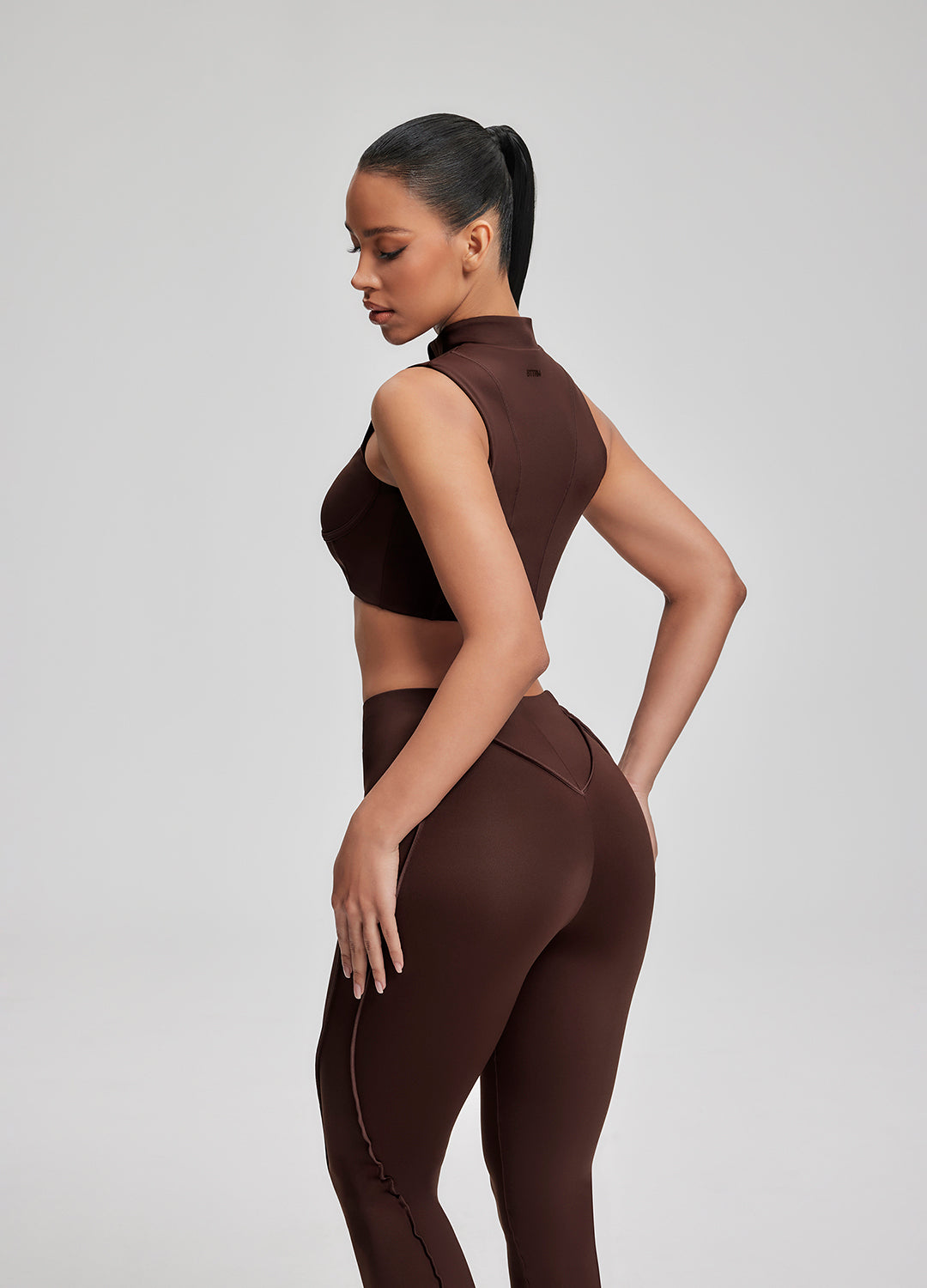 High-Neck Zip-Up Top - Image 4