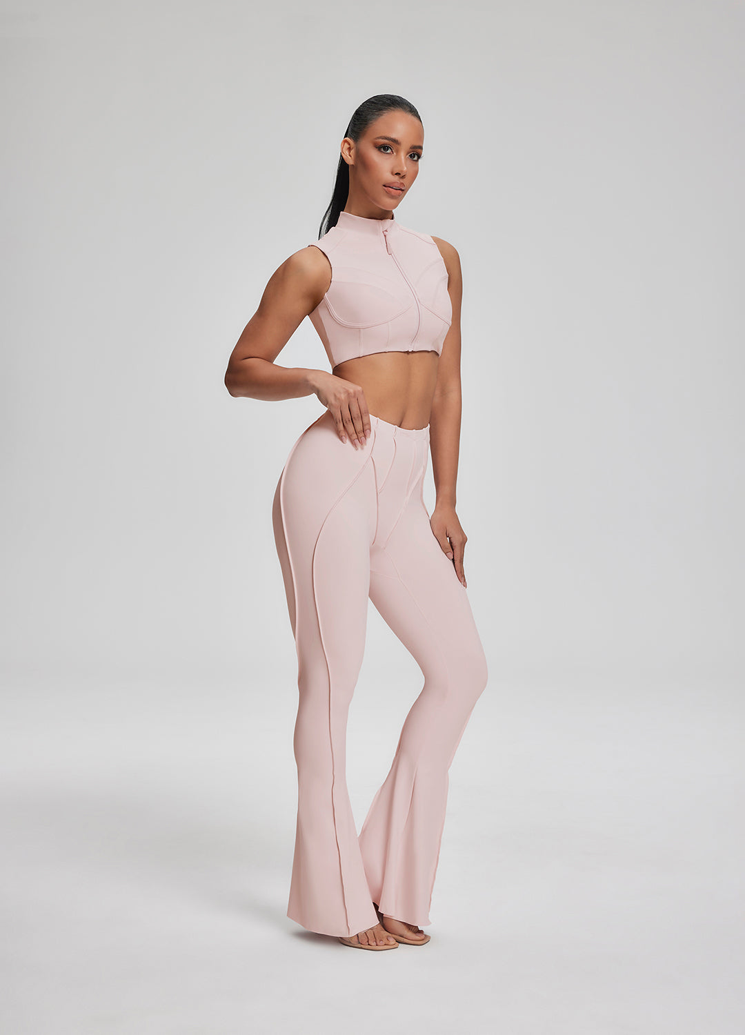 High-Neck Zip-Up Top - Image 4