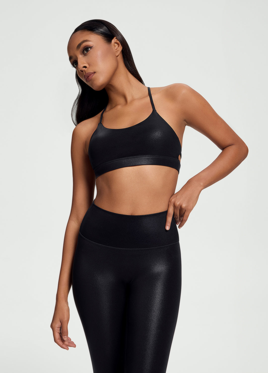 Faux Leather ⅞ Leggings - Image 6