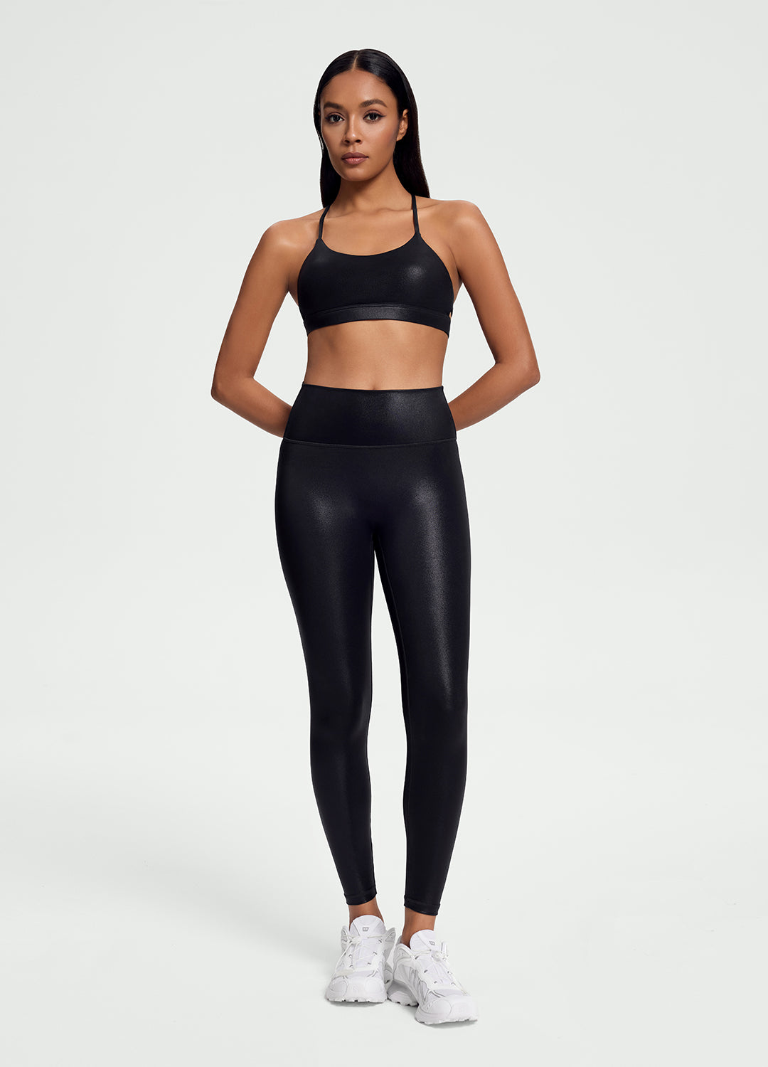 Faux Leather ⅞ Leggings