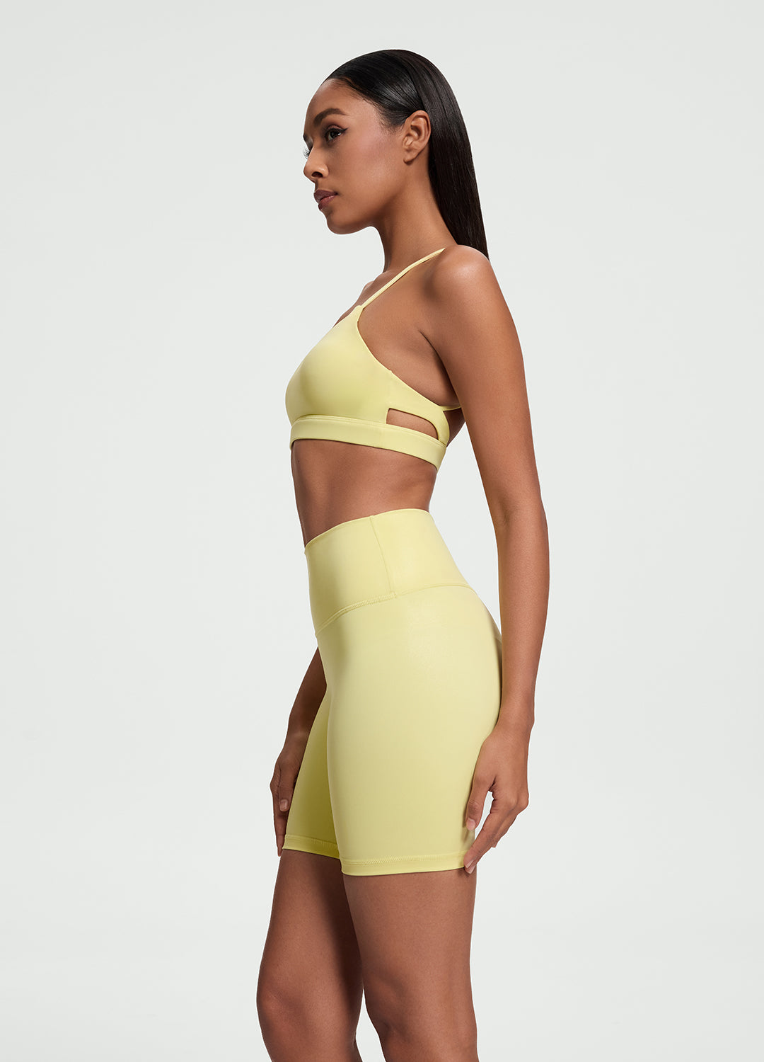 Faux Leather Bike Shorts - Image 6