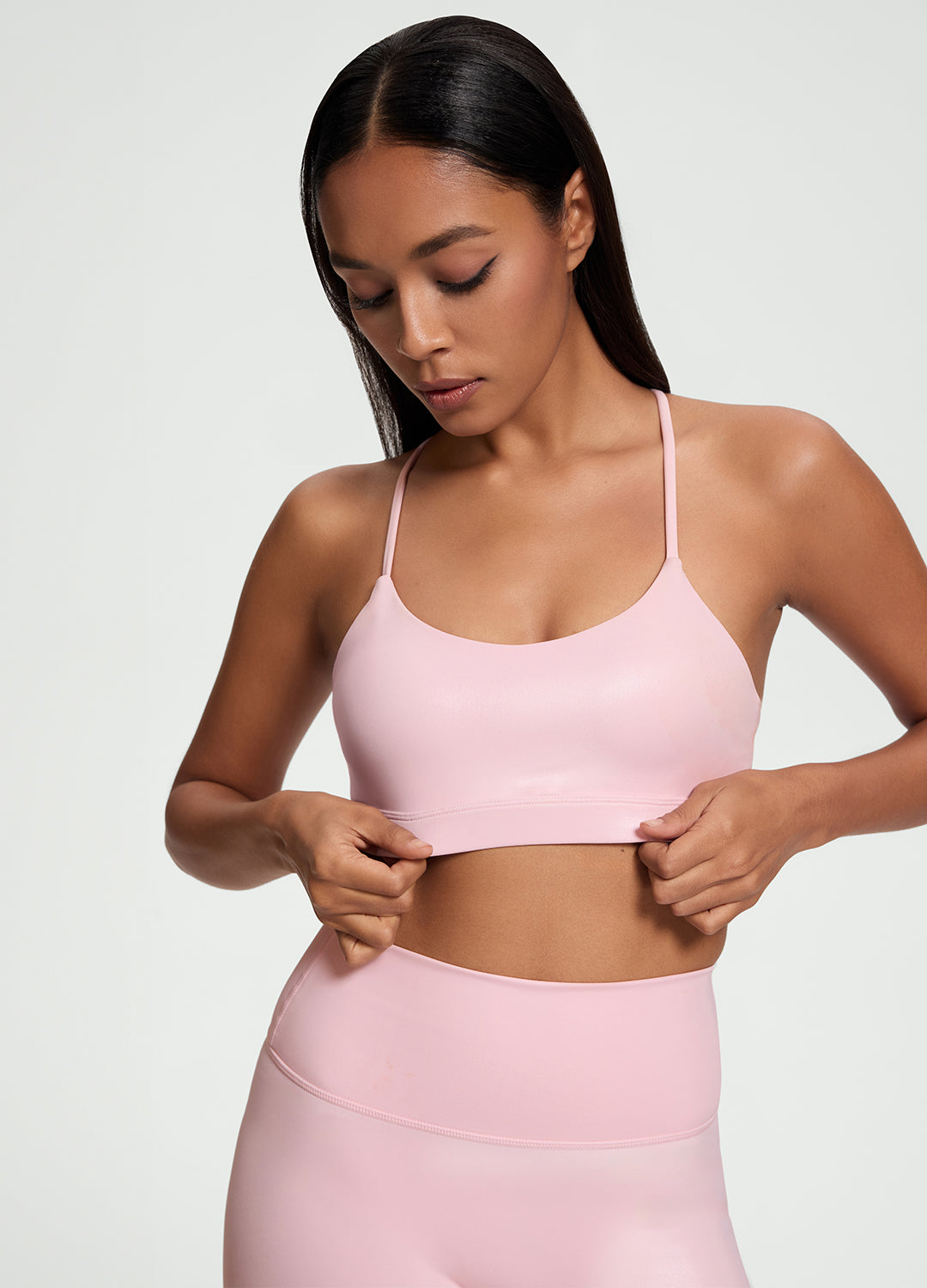 Faux Leather Crossback Top - Image 4