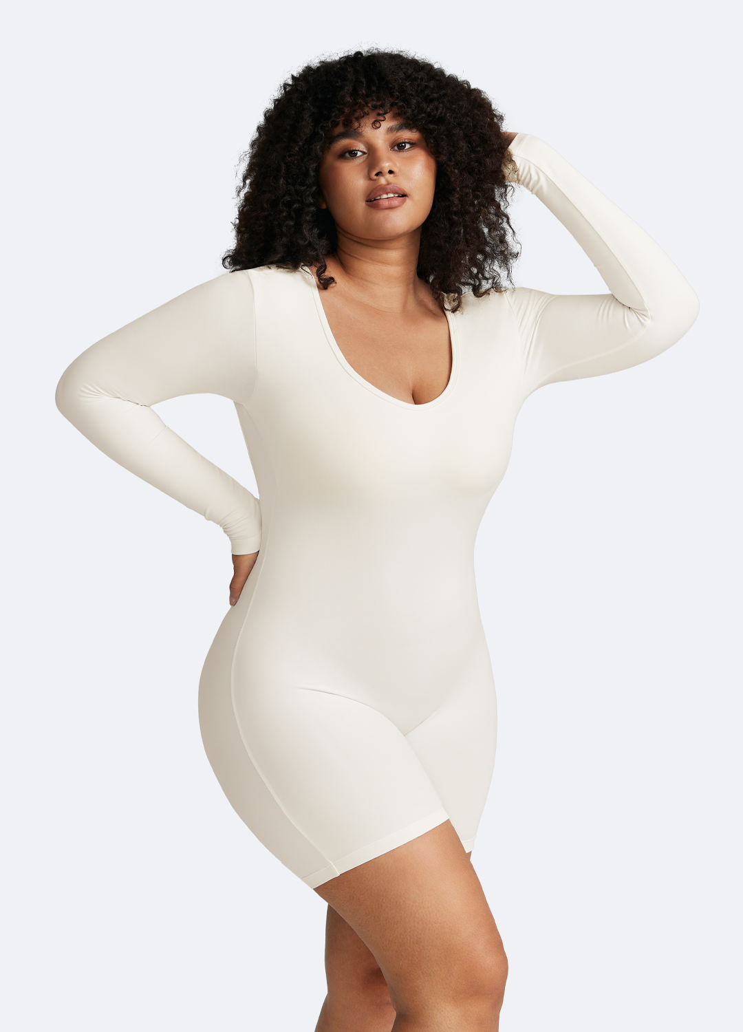 U-back Long Sleeve Bodysuit - Image 7