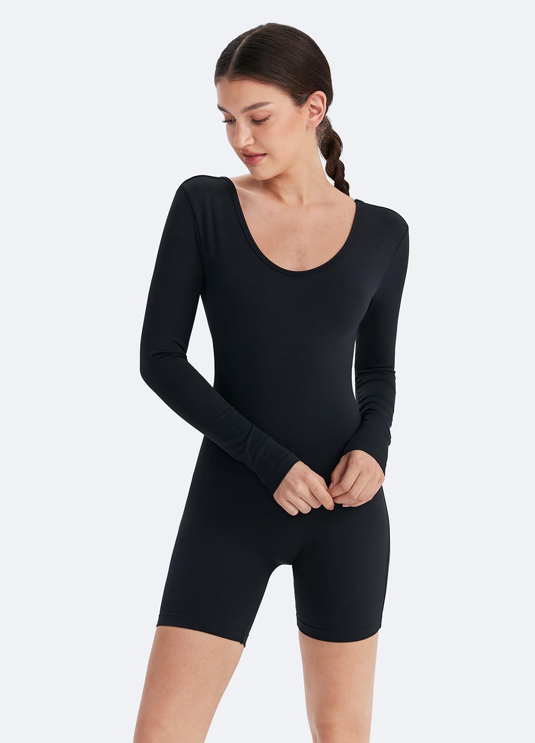 U-back Long Sleeve Bodysuit - Image 2