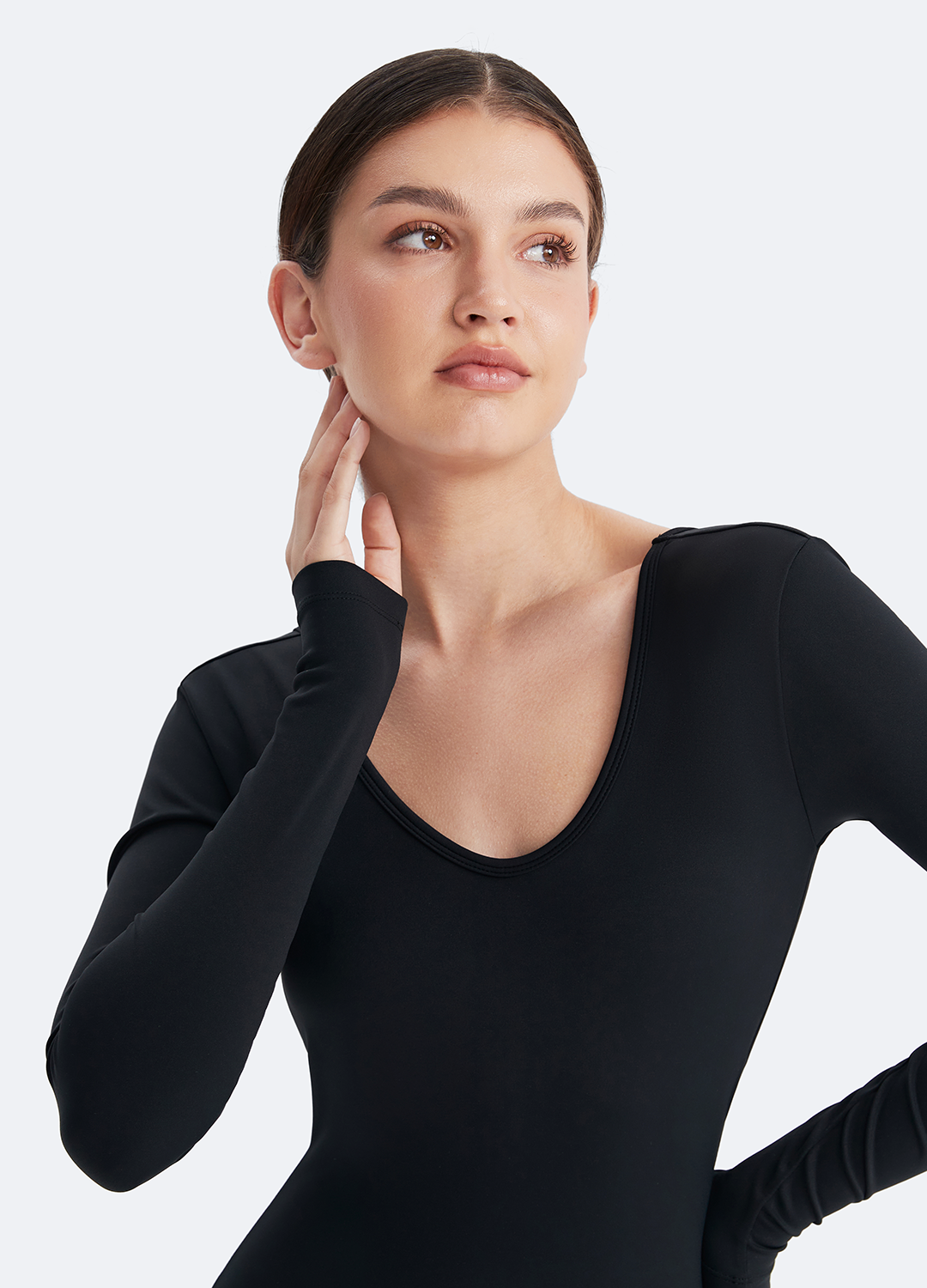 U-back Long Sleeve Bodysuit - Image 5