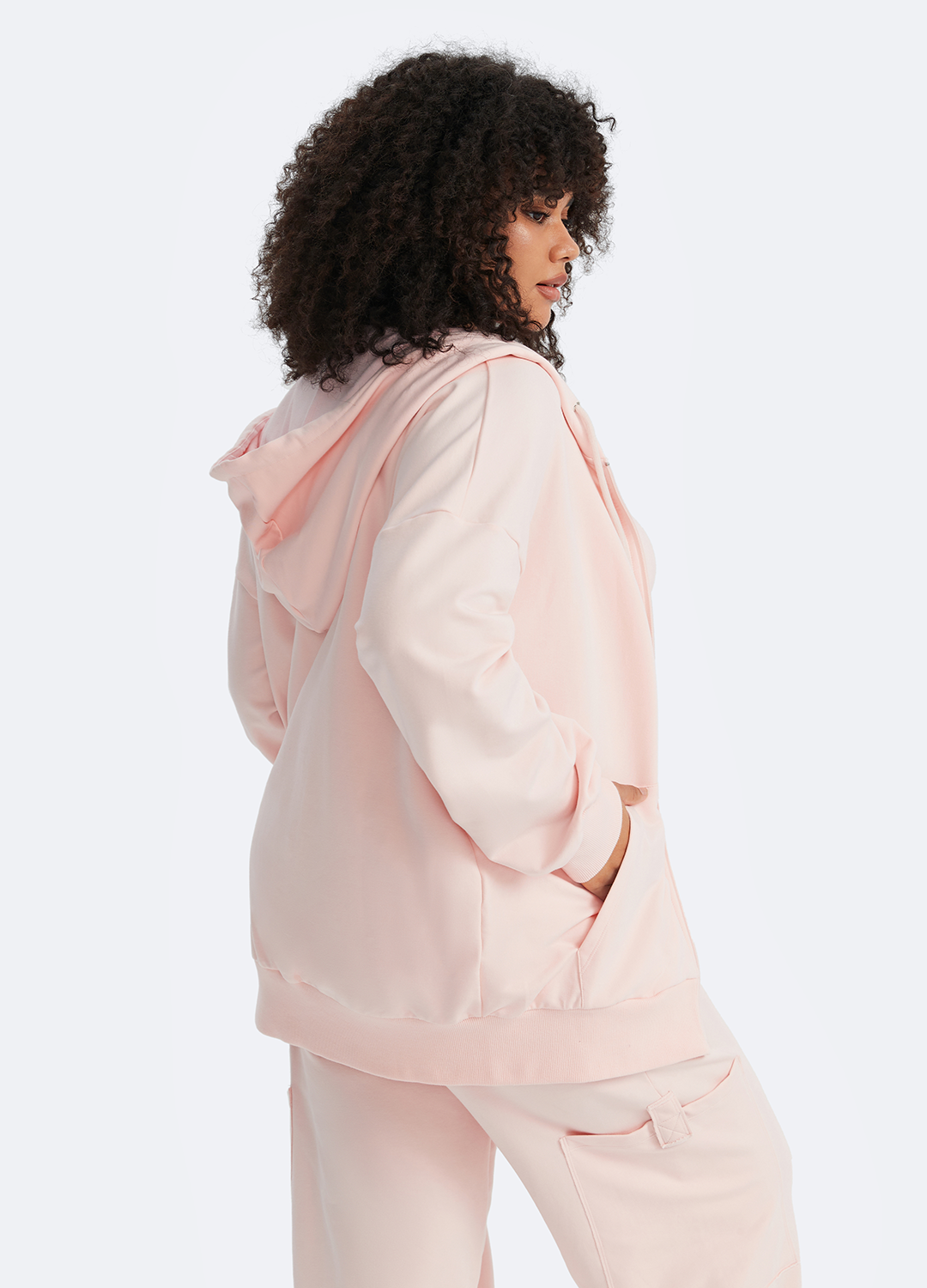 Zip Up Hoodie with Pockets - Image 10