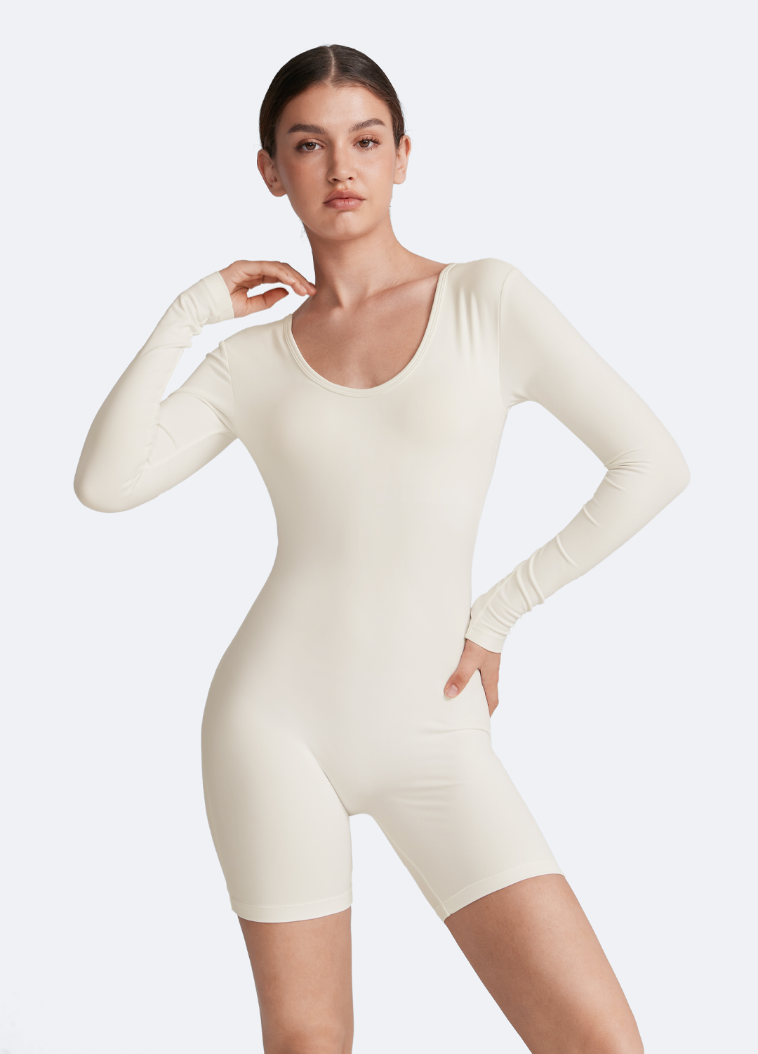 U-back Long Sleeve Bodysuit - Image 4