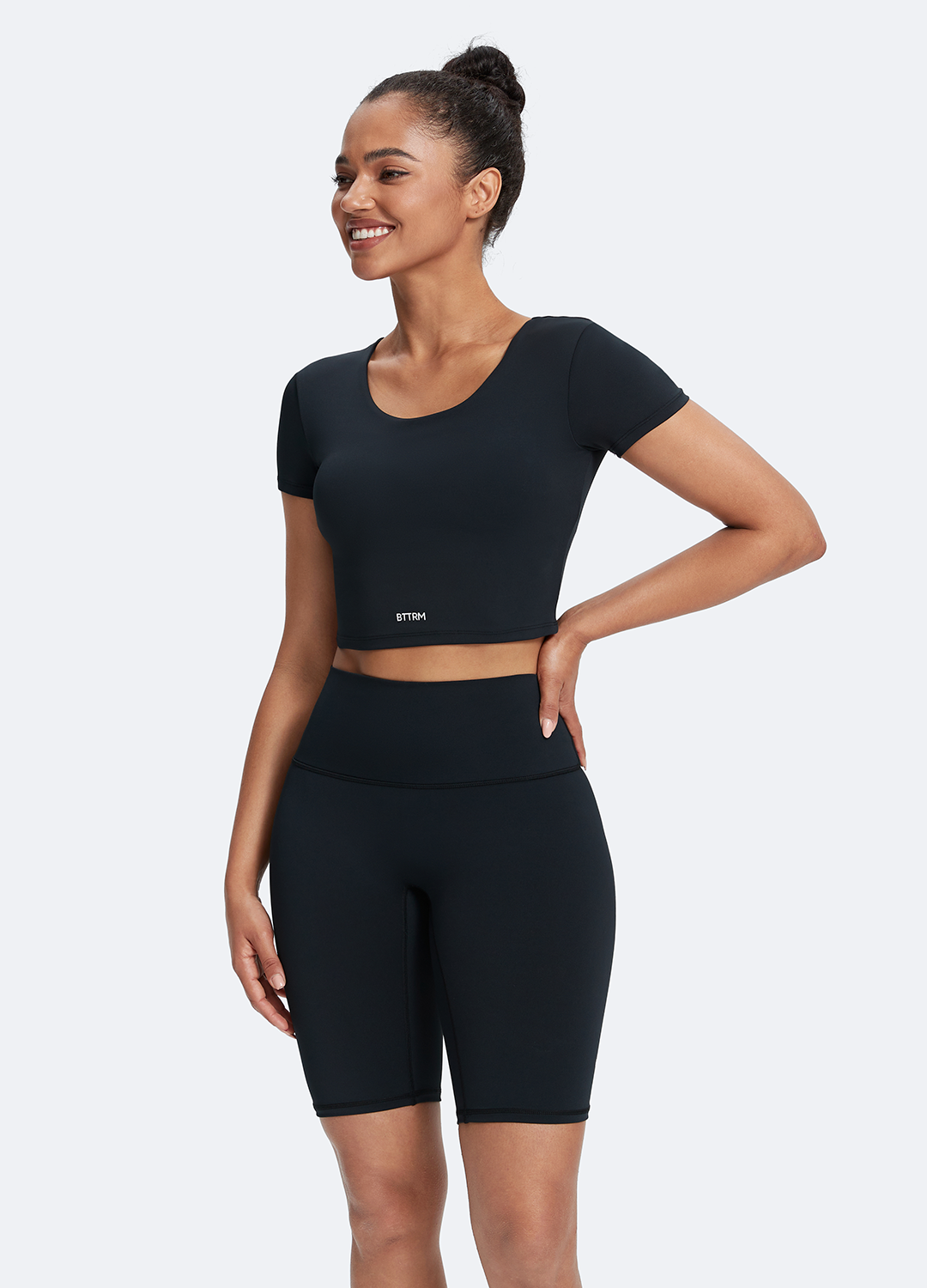 Round Neck Crop Top - Image 2