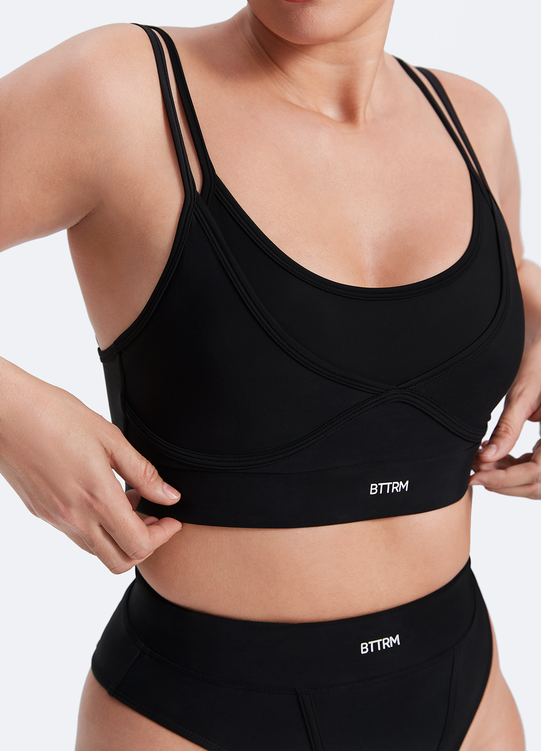 Double-Strap Cotton Bralette - Image 10
