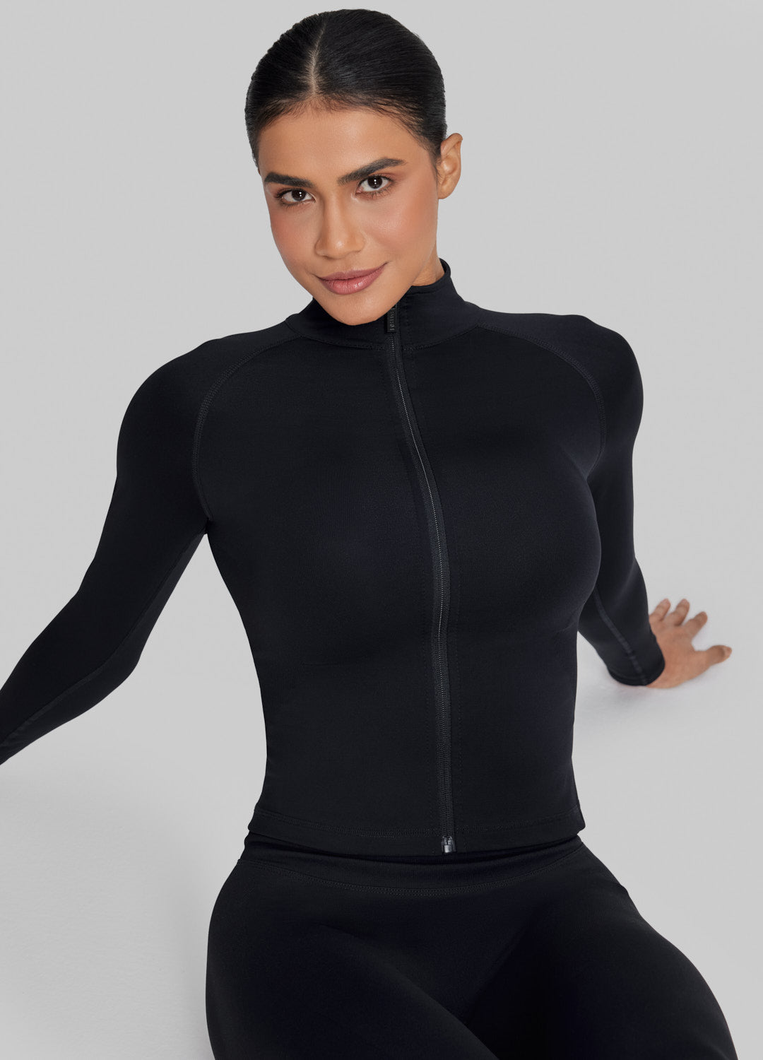 Ultrasculpt Longline Full Zipper Seamless Breathable Warm Jacket - Image 6