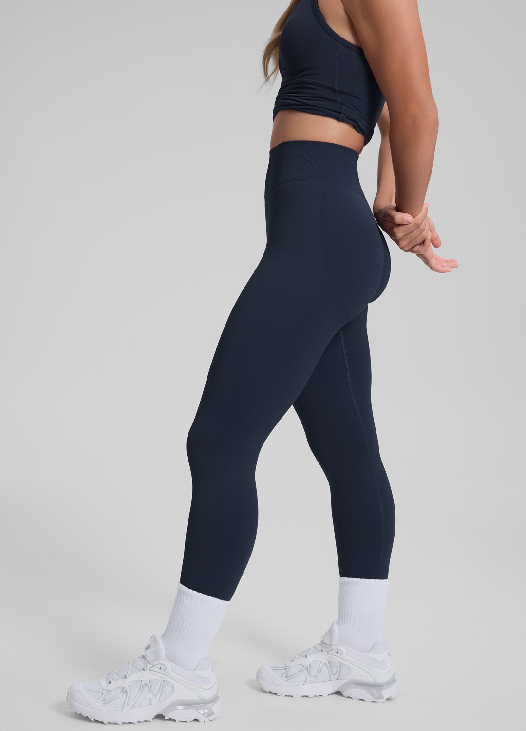 Ultrasculpt High Waisted Butt Lifting Tummy Control Shaping Training Leggings - Image 2