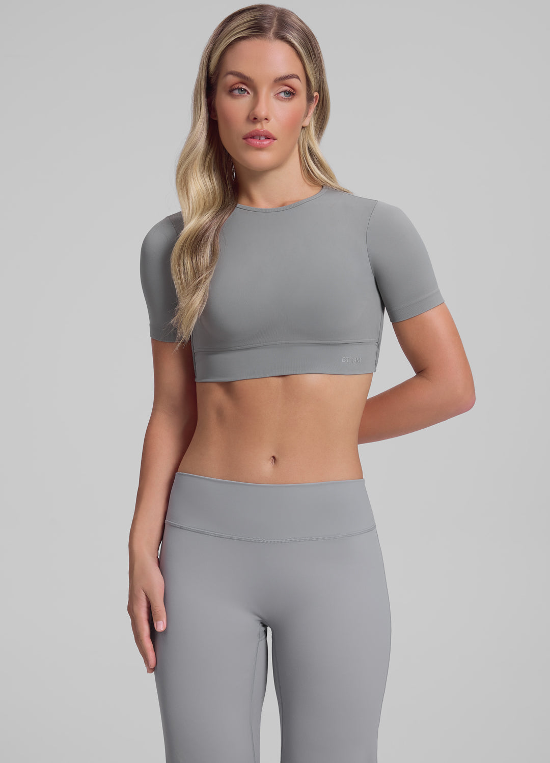 Ultrasculpt Crew Neckline Backless Removable Bra Cups Seamless Crop Top - Image 6