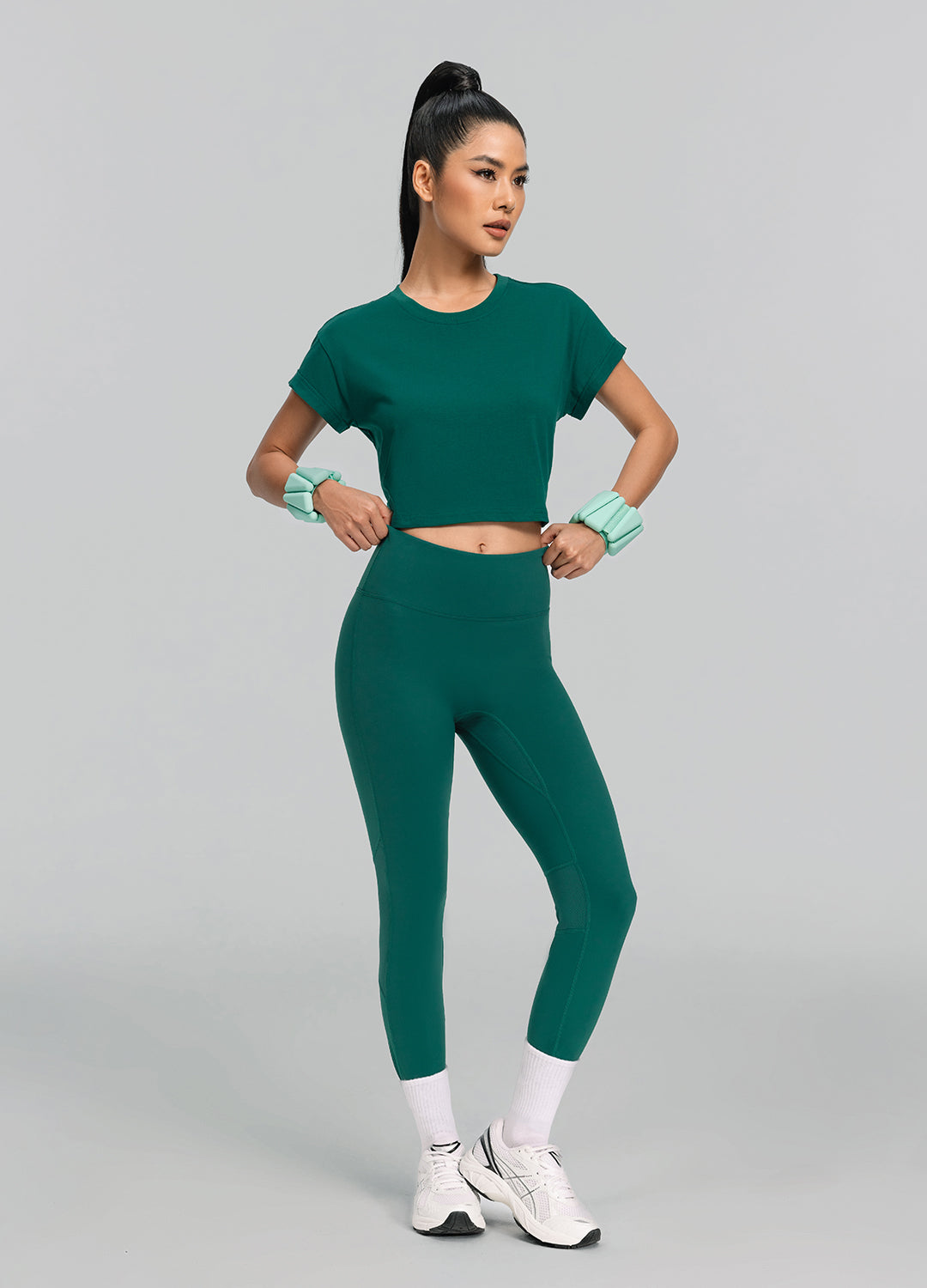 Cropped Cotton T-Shirt - Image 5