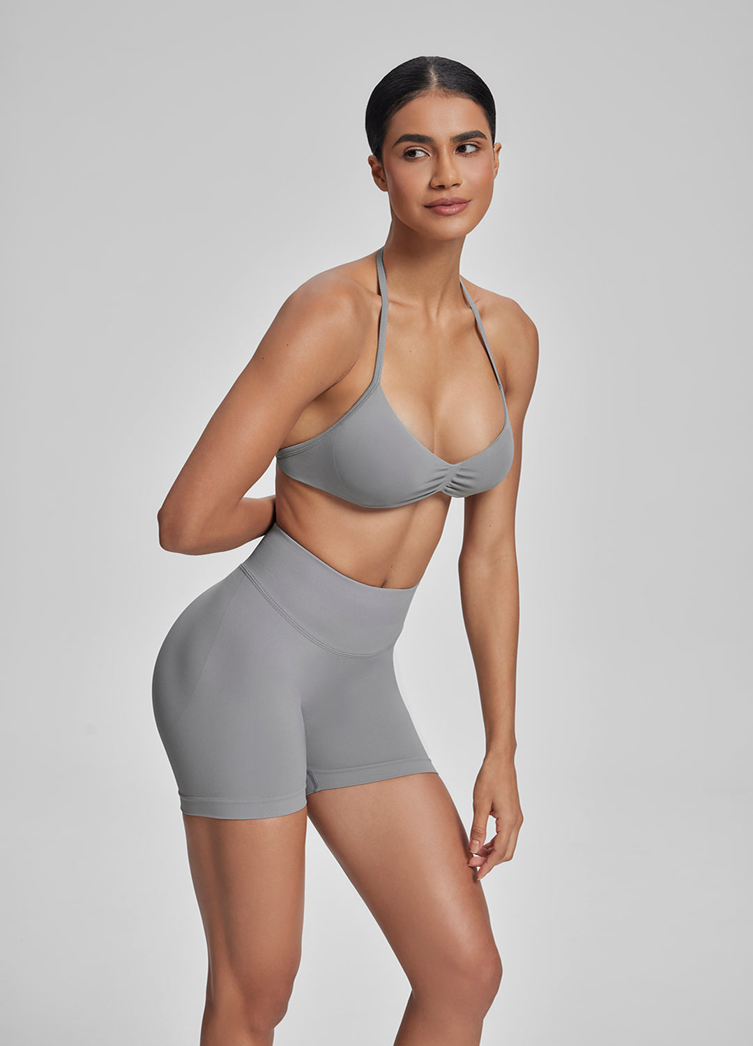 Ultrasculpt High Waisted Butt Lifting Tummy Control Shaping Training Shorts 4.5" - Image 5