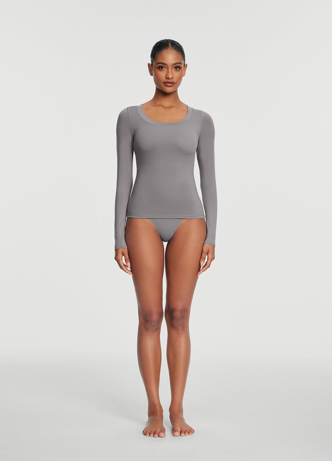 Scoop Neck Long Sleeve Top - Image 5