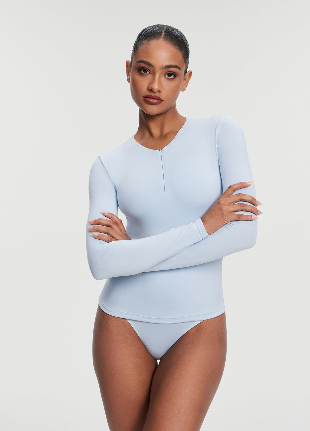 Quarter Zip Long Sleeve Top - Image 5