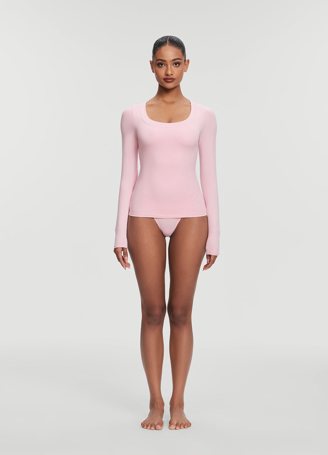 Scoop Neck Long Sleeve Top - Image 5