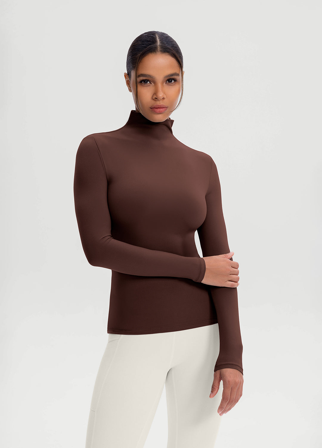 Mock Neck Long Sleeve Top - Image 4