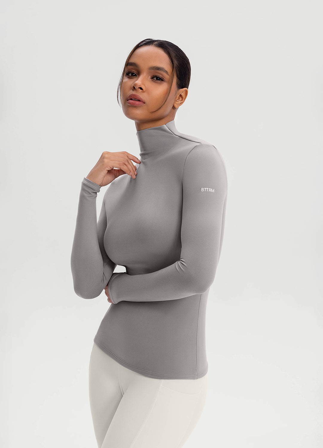 Mock Neck Long Sleeve Top - Image 5
