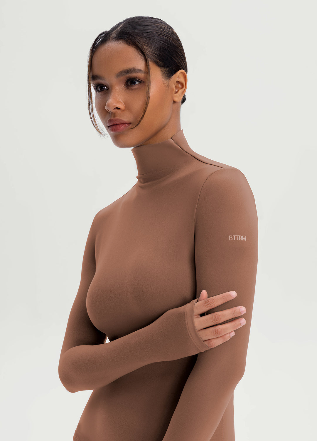 Mock Neck Long Sleeve Top - Image 3