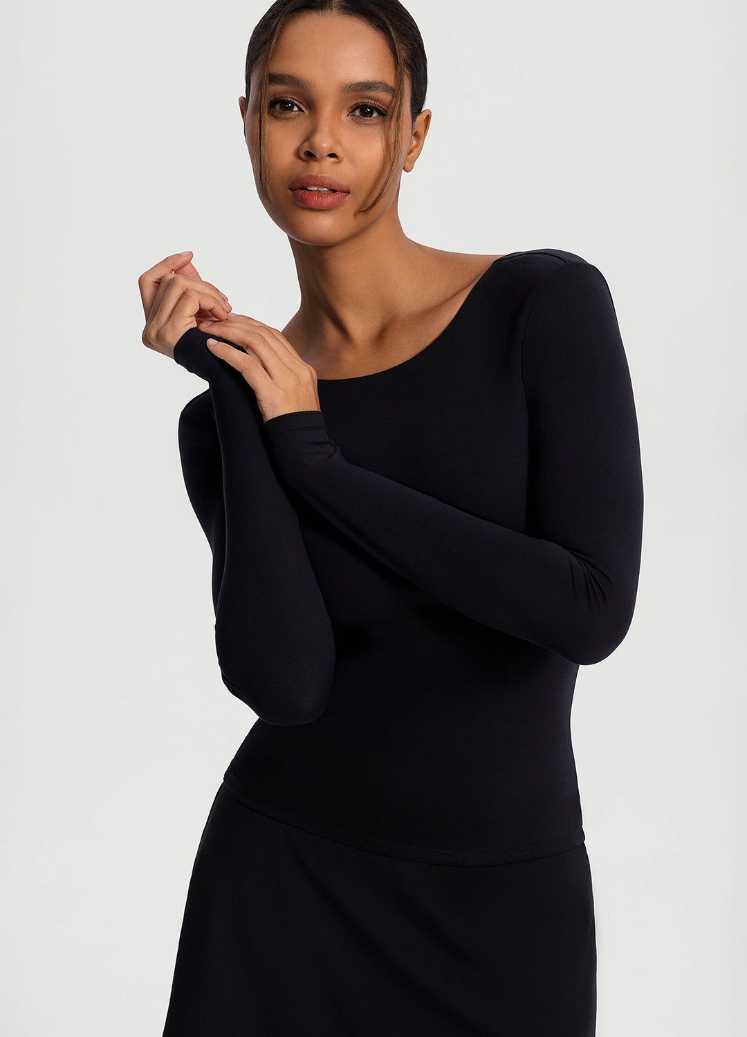 Open-Back Long Sleeve Top - Image 4