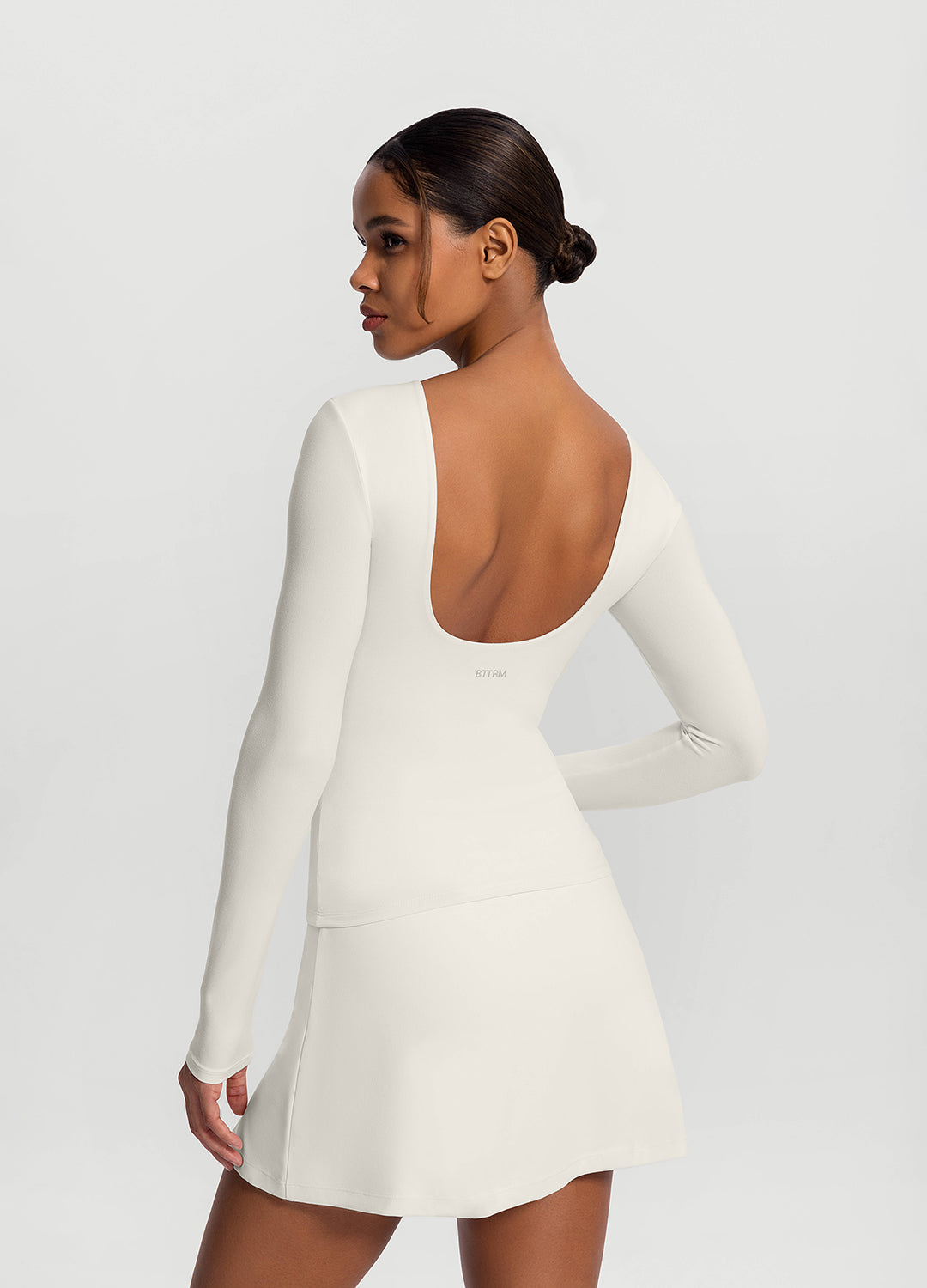 Open-Back Long Sleeve Top - Image 3