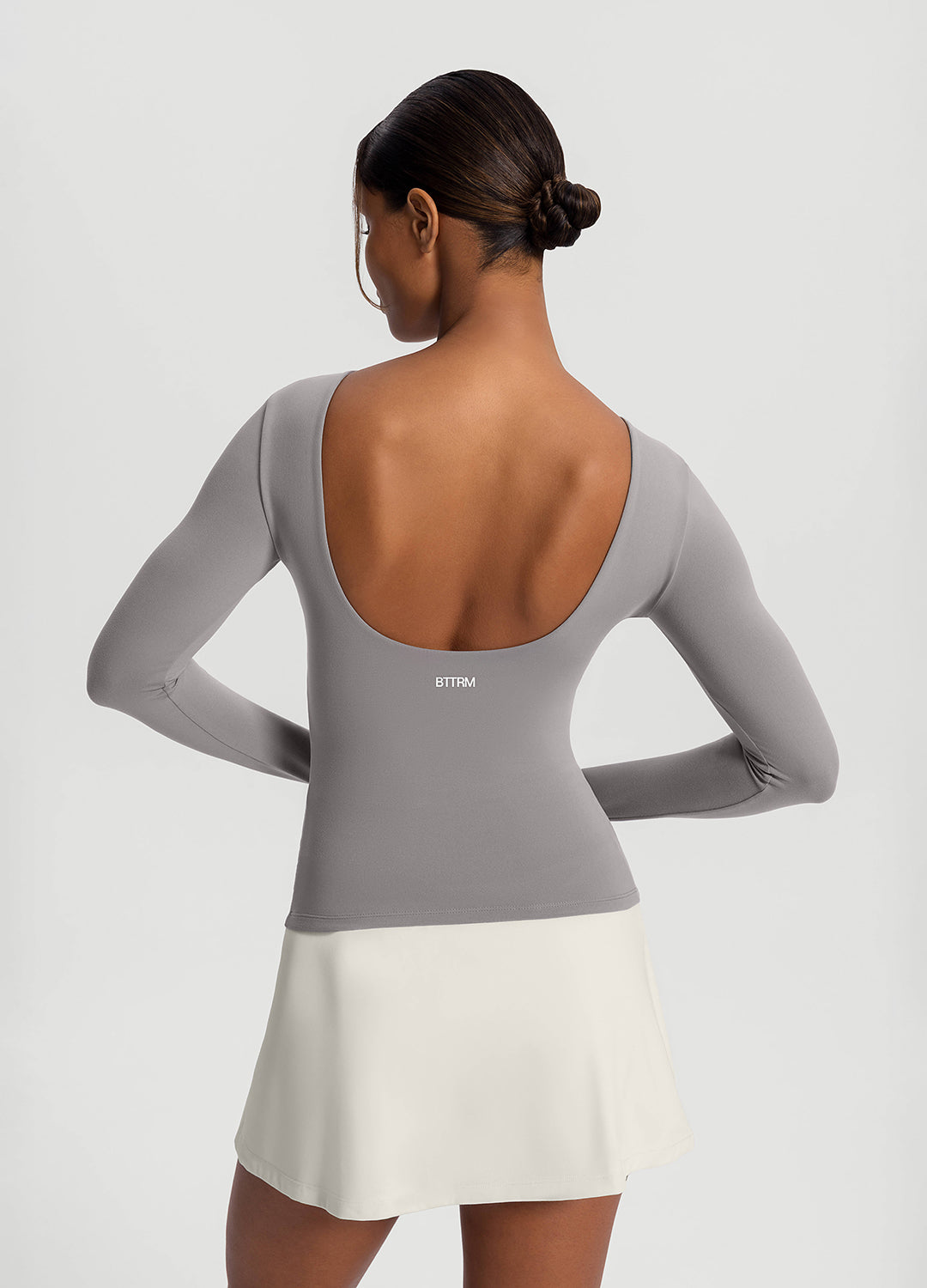 Open-Back Long Sleeve Top - Image 3