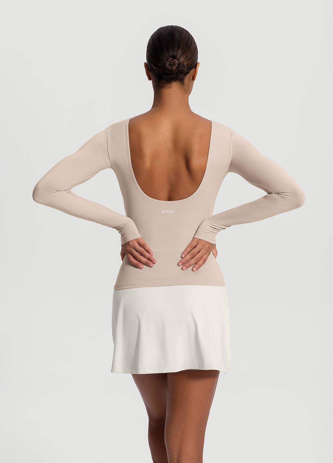 Open-Back Long Sleeve Top - Image 3