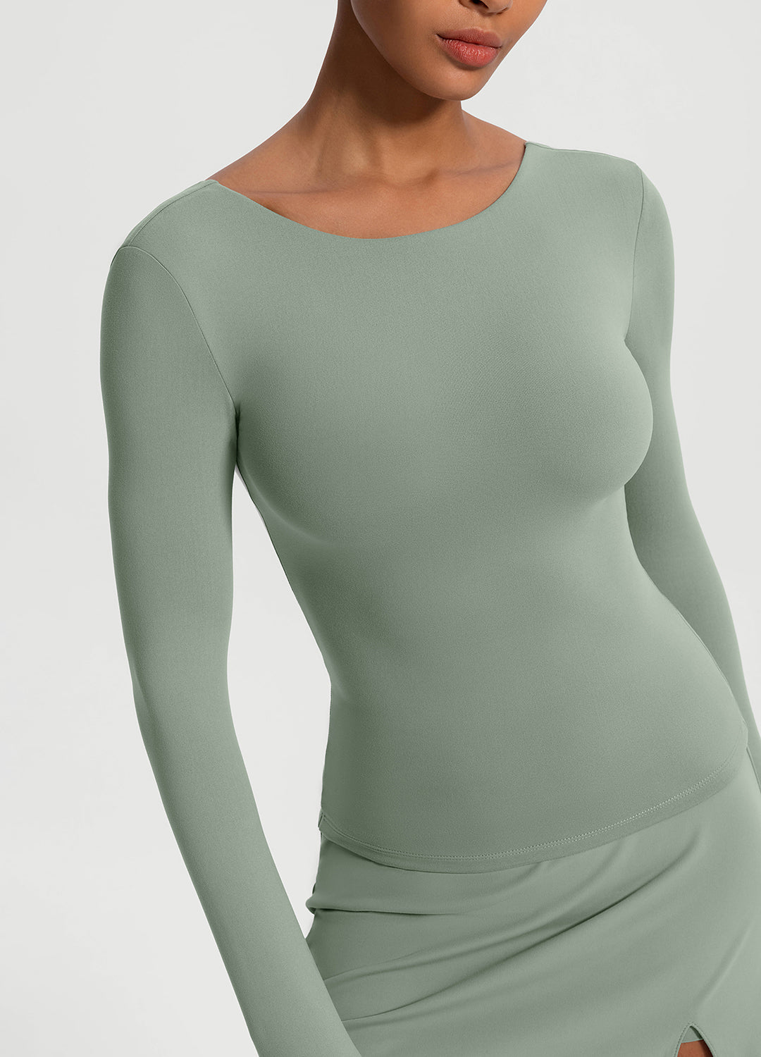 Open-Back Long Sleeve Top - Image 4