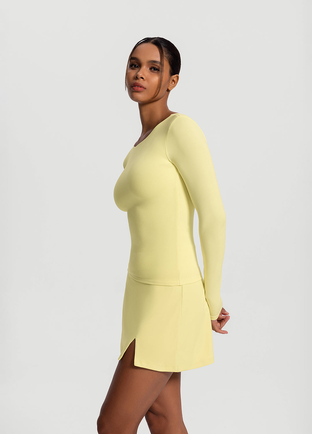 Open-Back Long Sleeve Top - Image 2