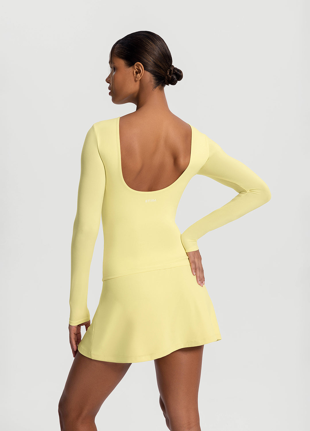 Open-Back Long Sleeve Top - Image 3