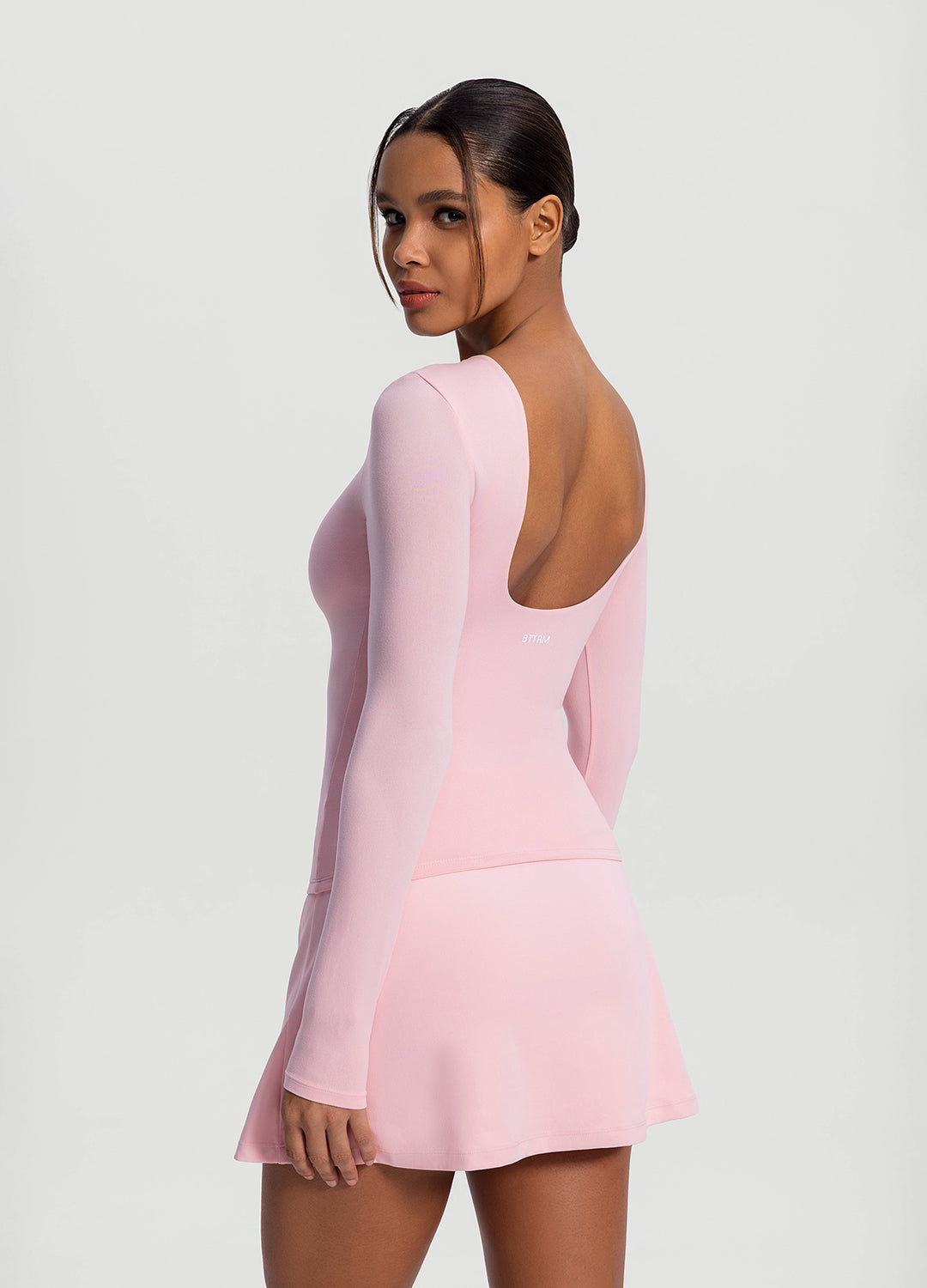 Open-Back Long Sleeve Top - Image 2