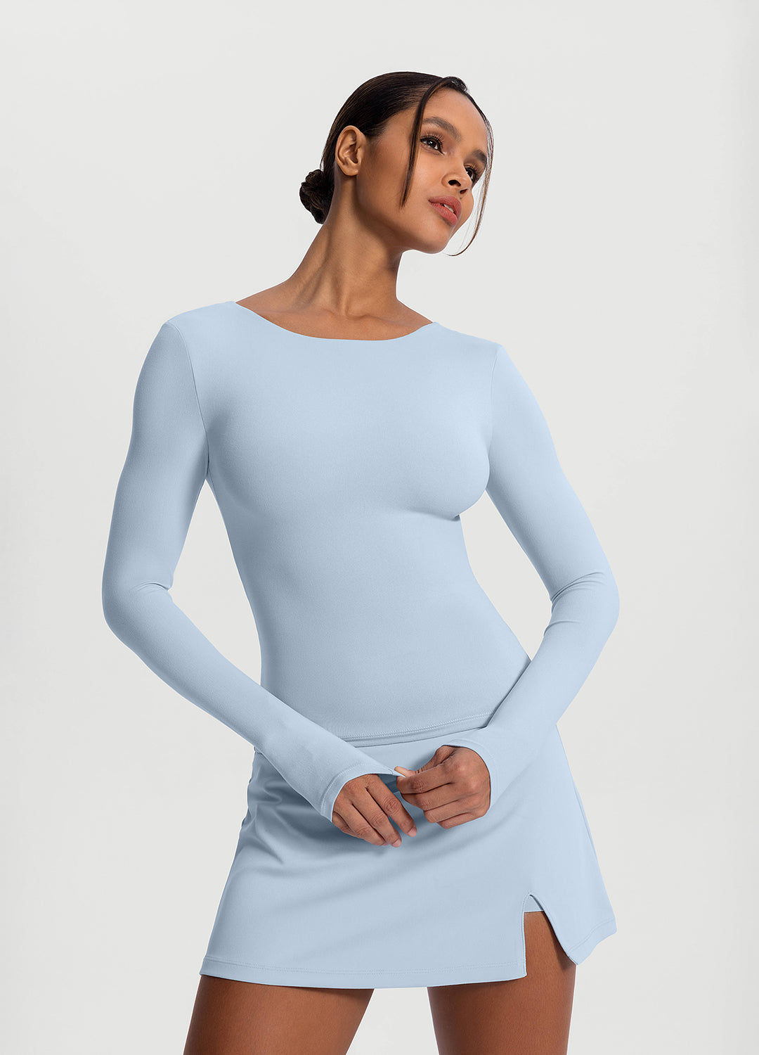 Open-Back Long Sleeve Top - Image 5