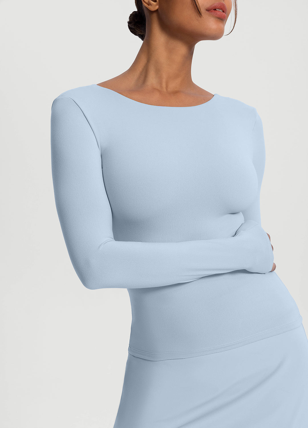 Open-Back Long Sleeve Top - Image 4