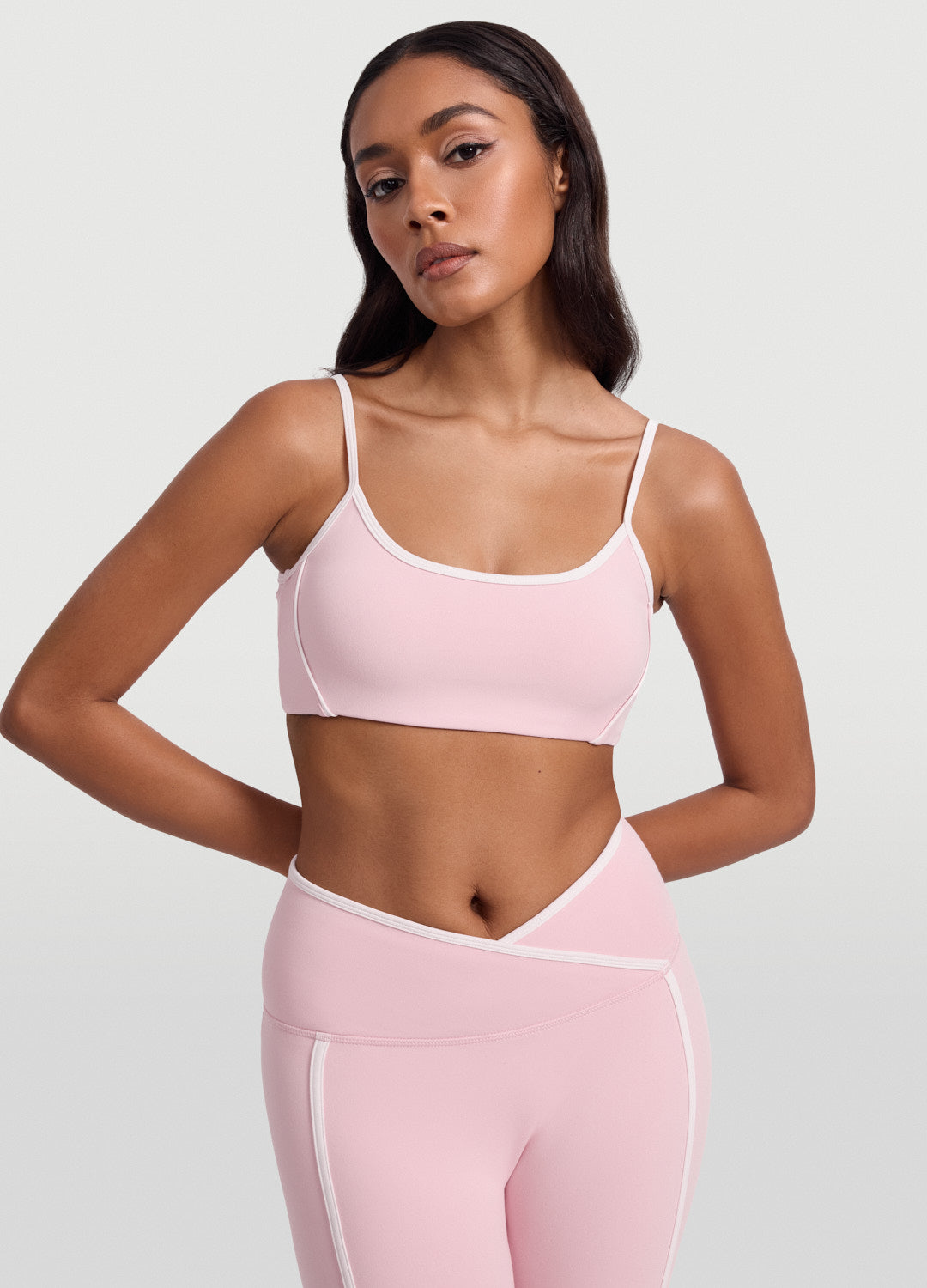 Contrast Scoop Top