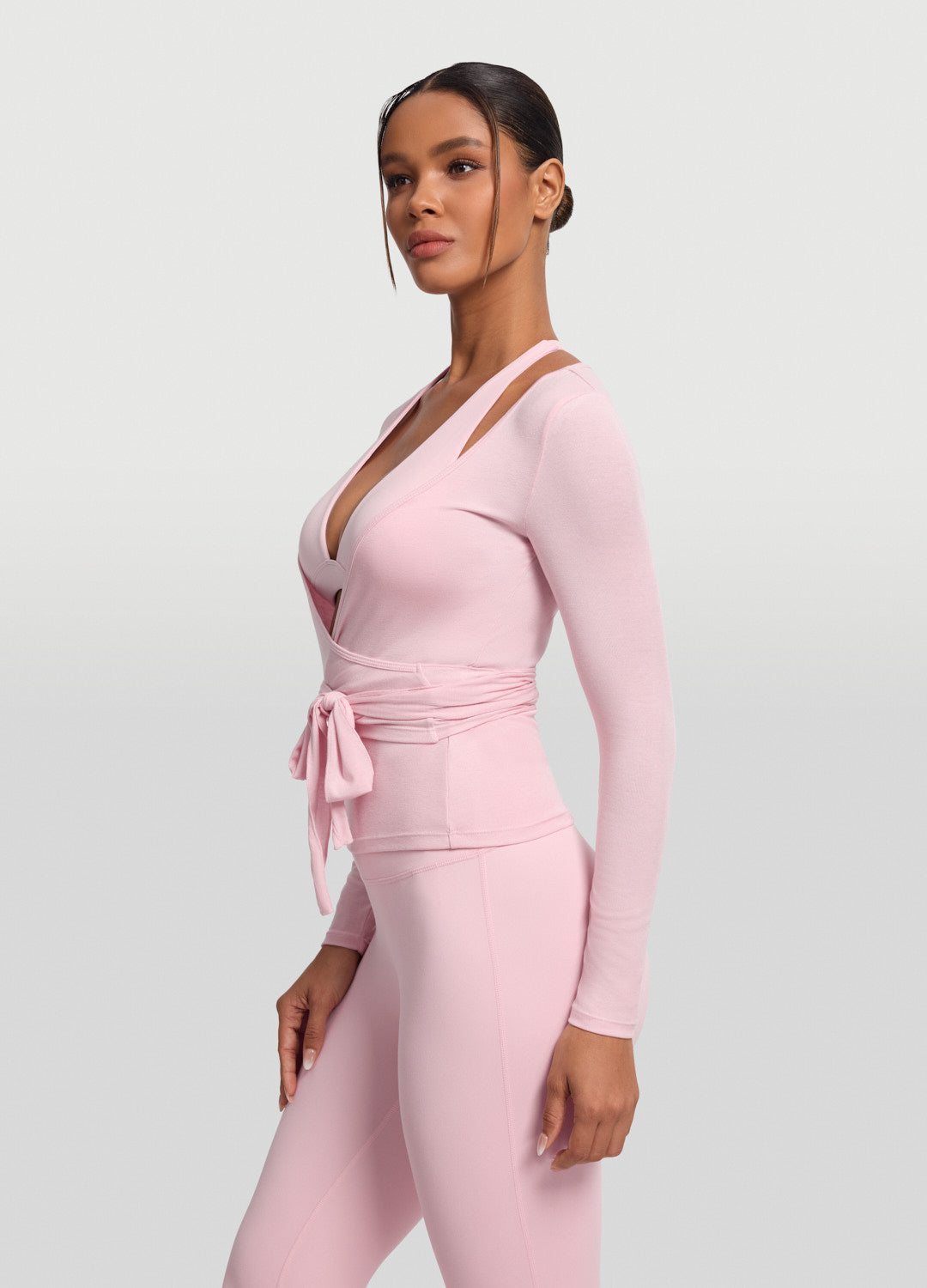 Seamless Pilates Wrap Top - Image 2