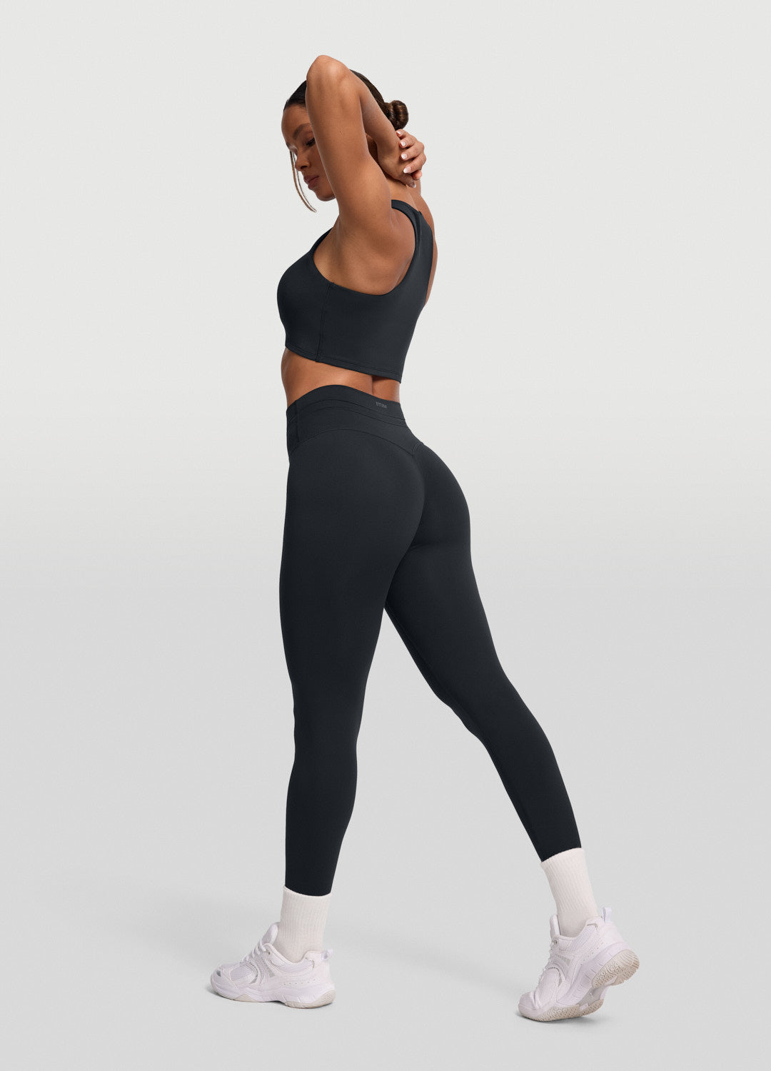 Sleek Drawstring Leggings - Image 2