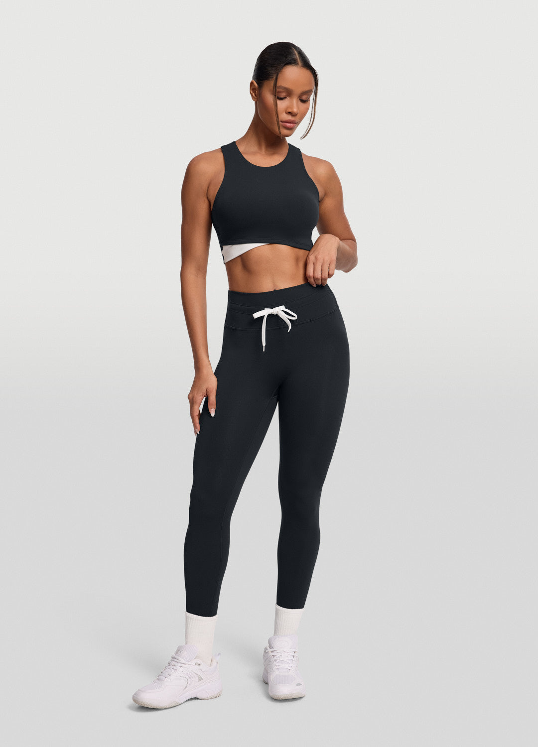 Sleek Drawstring Leggings - Image 6