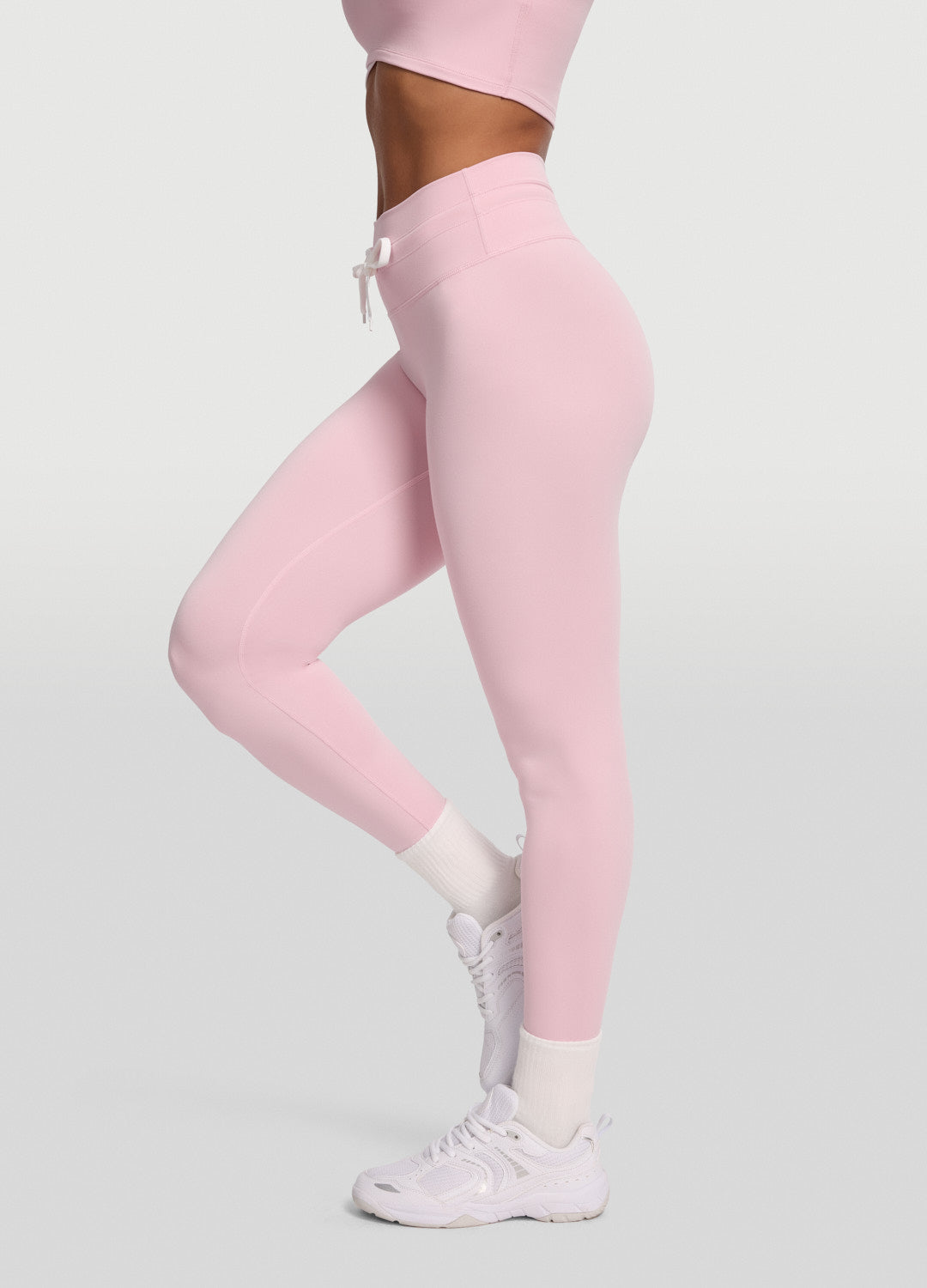 Sleek Drawstring Leggings - Image 2