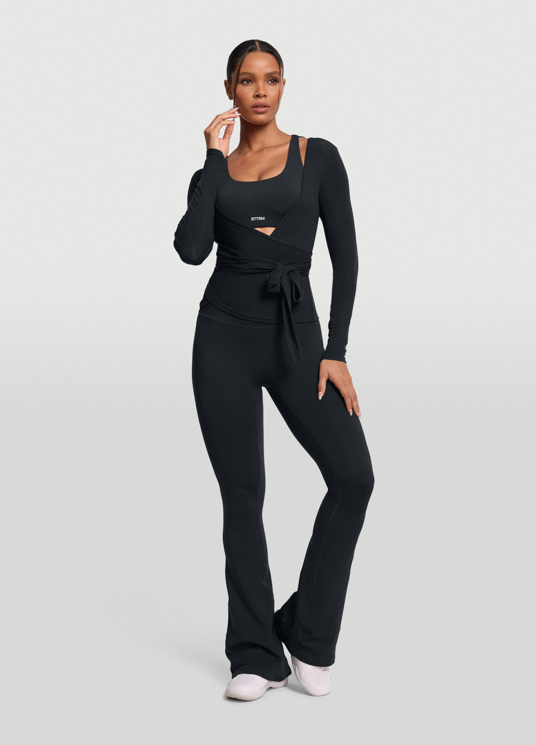 Seamless Pilates Wrap Top - Image 2