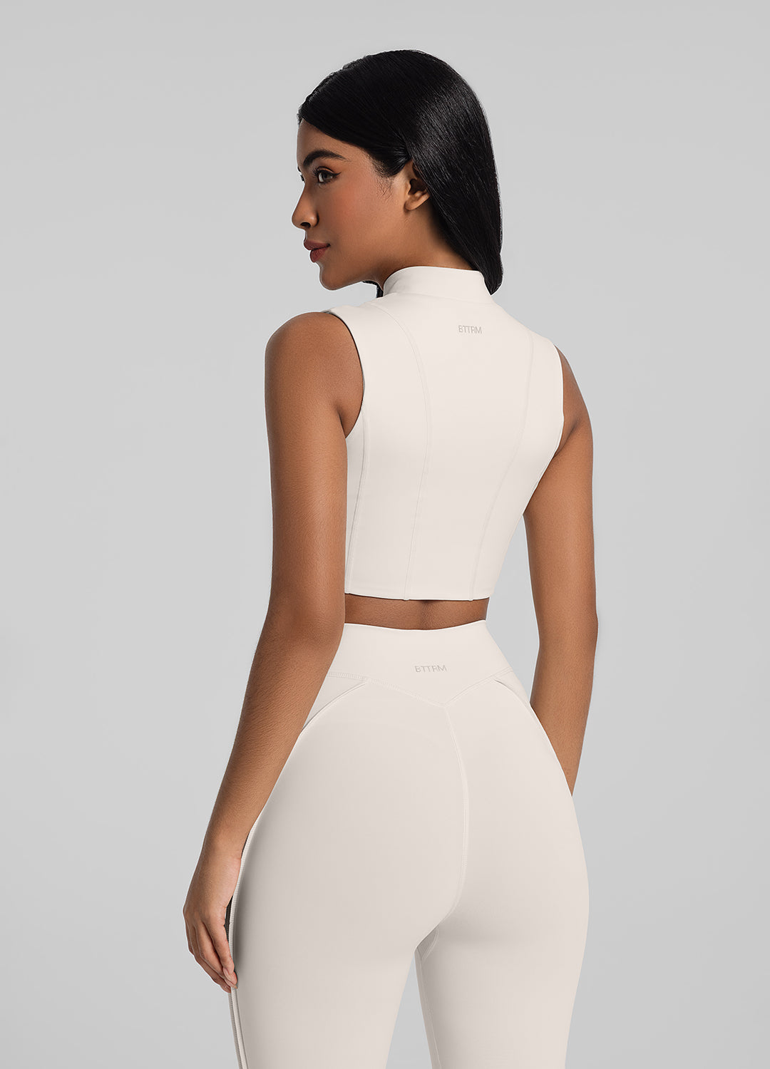 High-Neck Zip-Up Top - Image 4