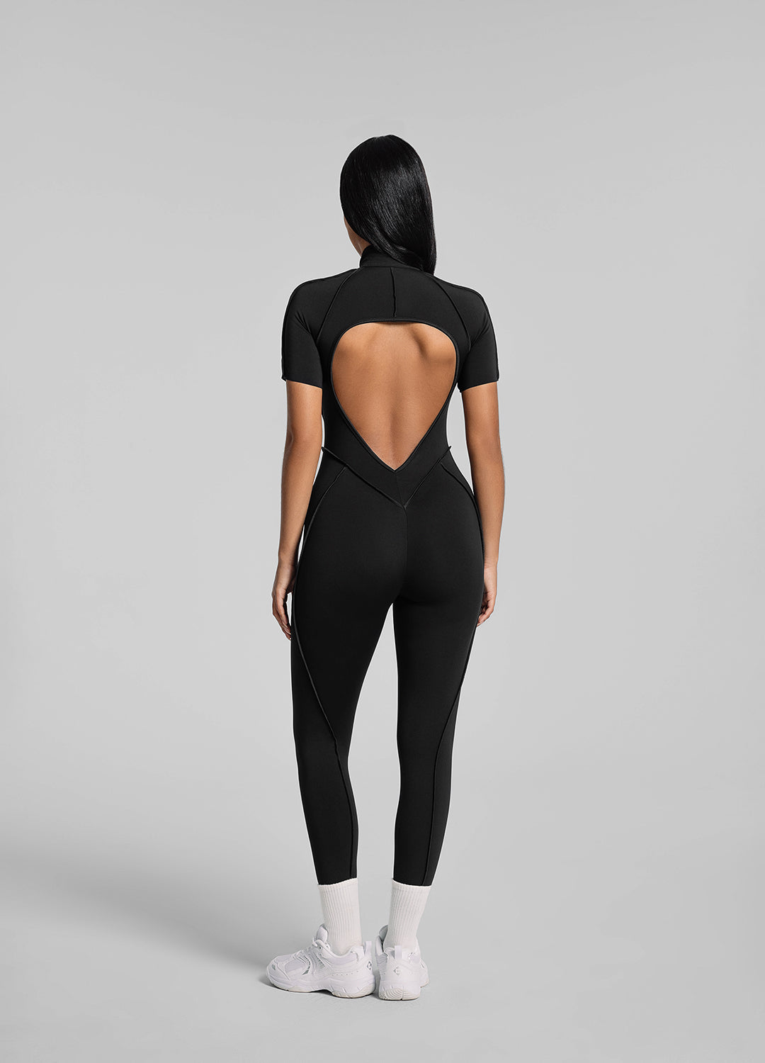 Short Sleeve Full-Length Catsuit - Image 3