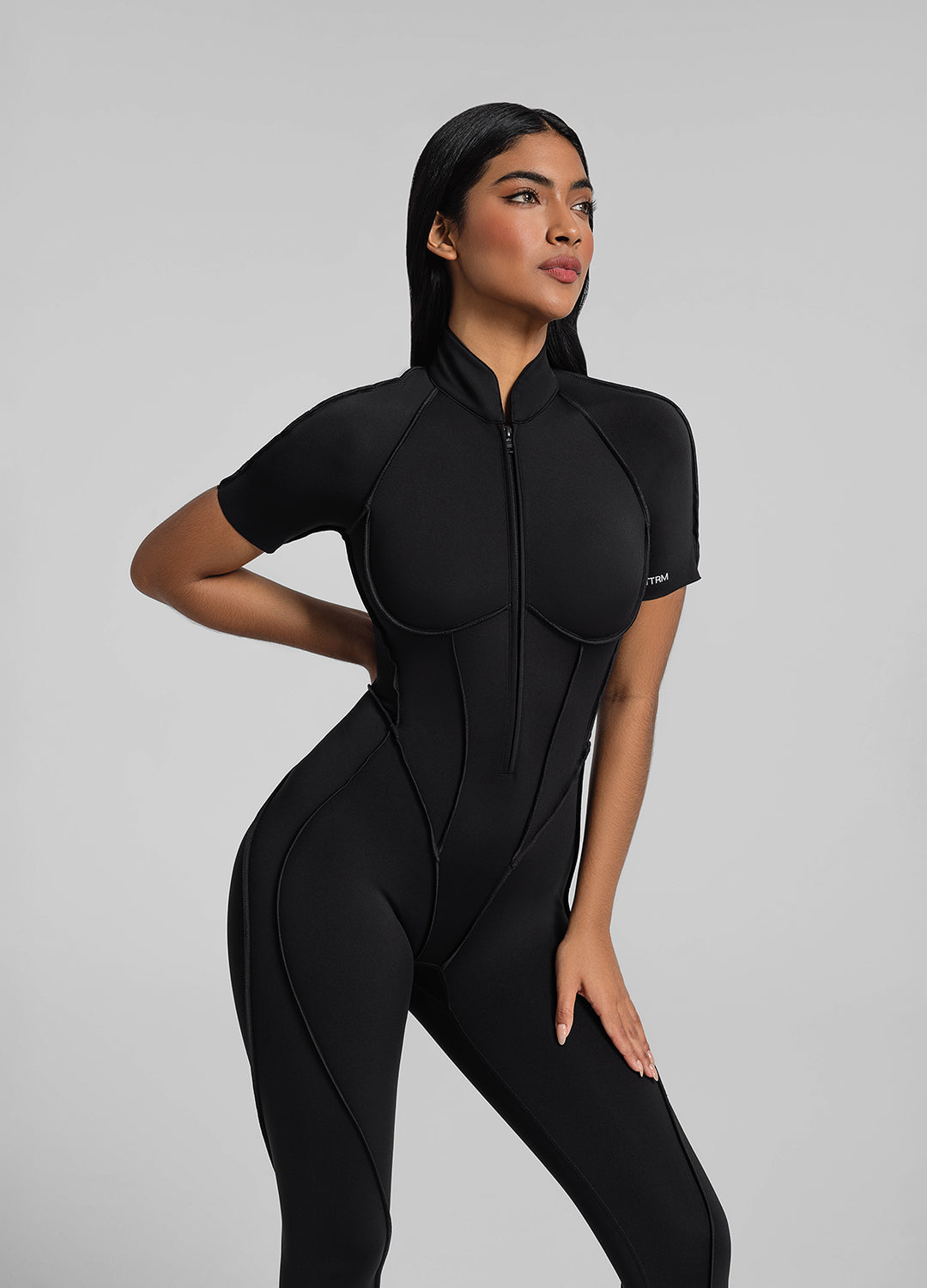 Short Sleeve Full-Length Catsuit - Image 5