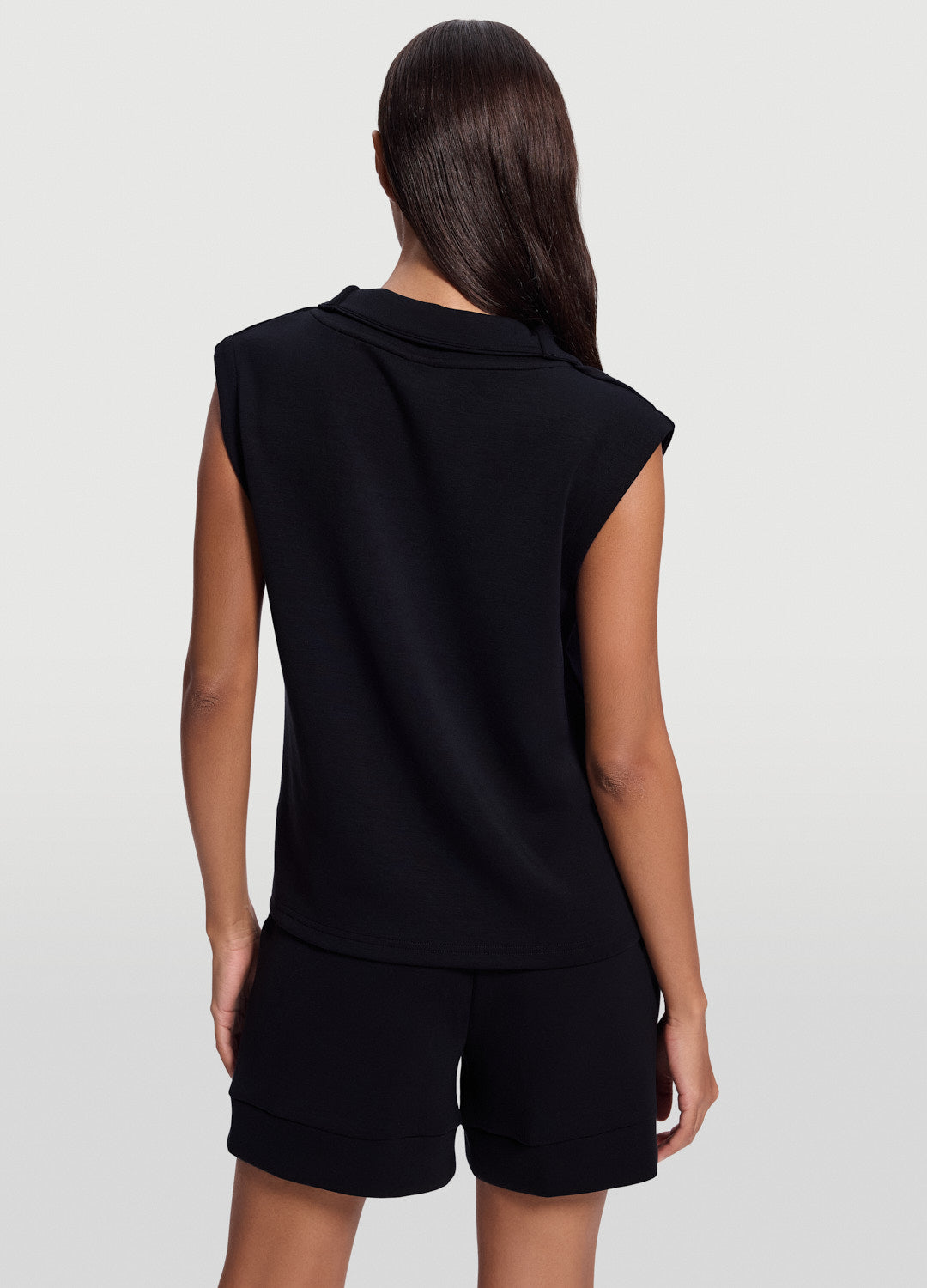 Sleeveless Half-Zip Sweatshirt - Image 3