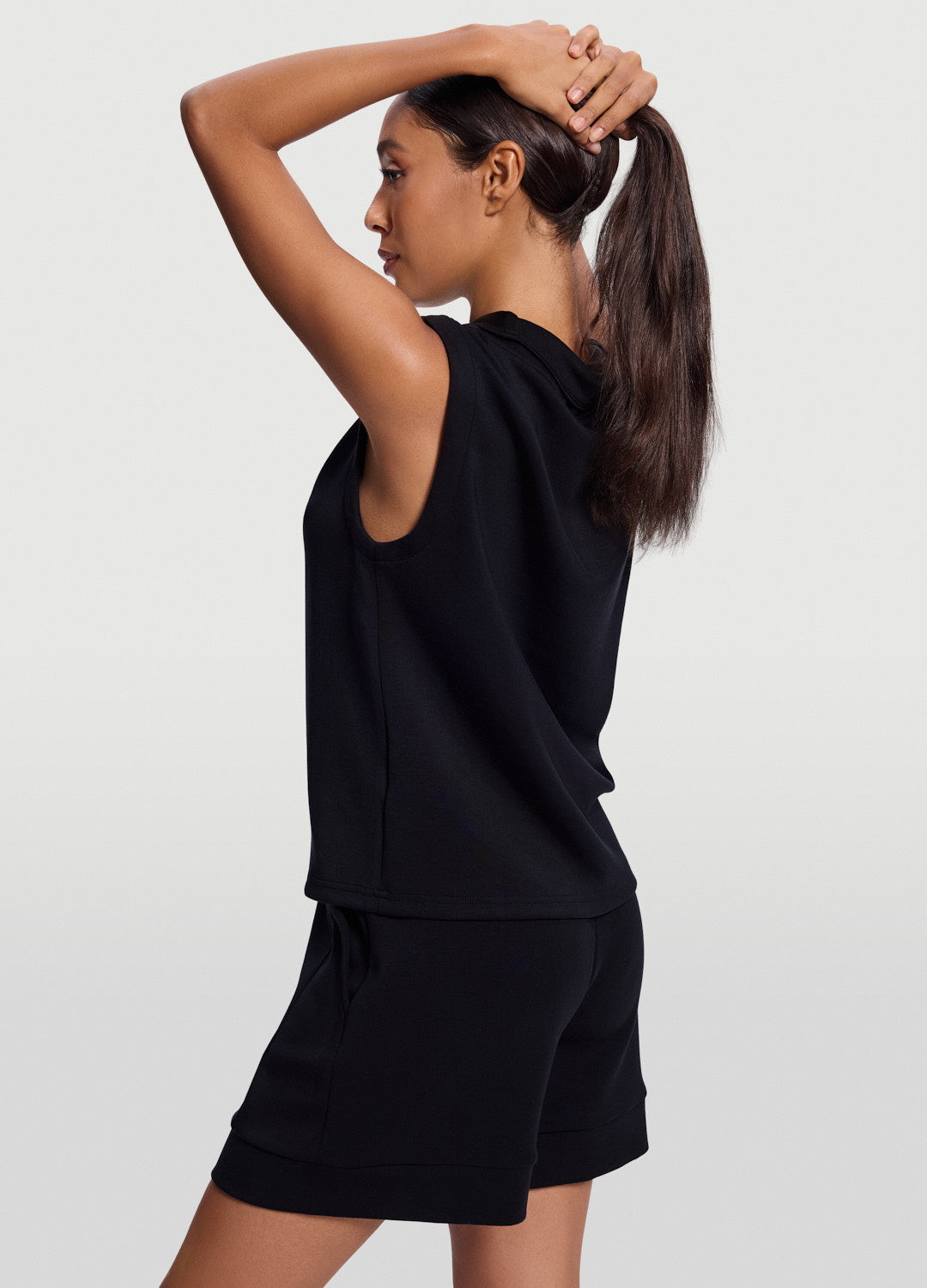 Sleeveless Half-Zip Sweatshirt - Image 2