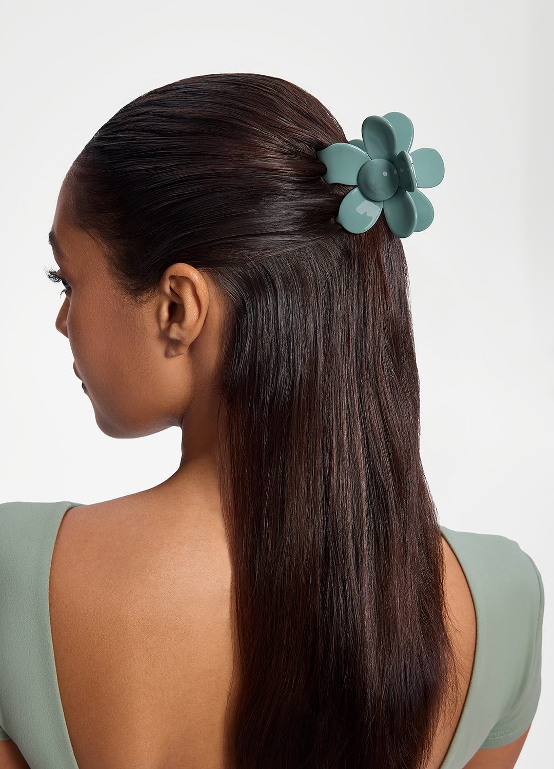 Flower-Shaped Hair Clip - Image 3