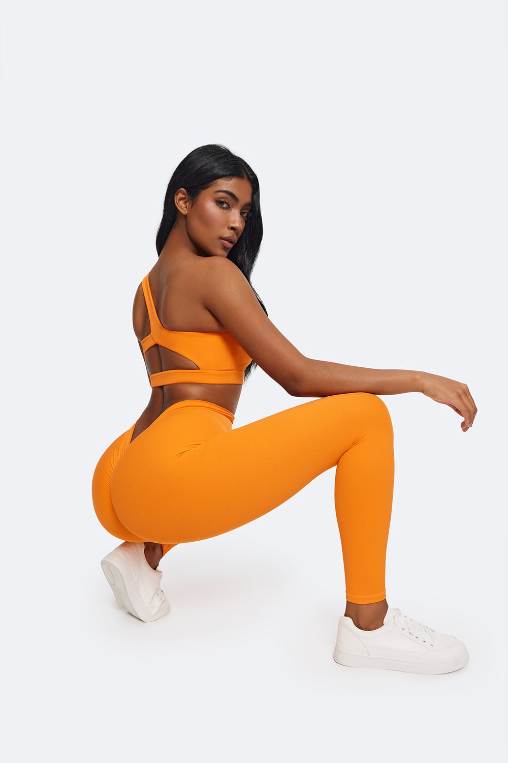 Ruched High-Waisted Leggings - Image 5