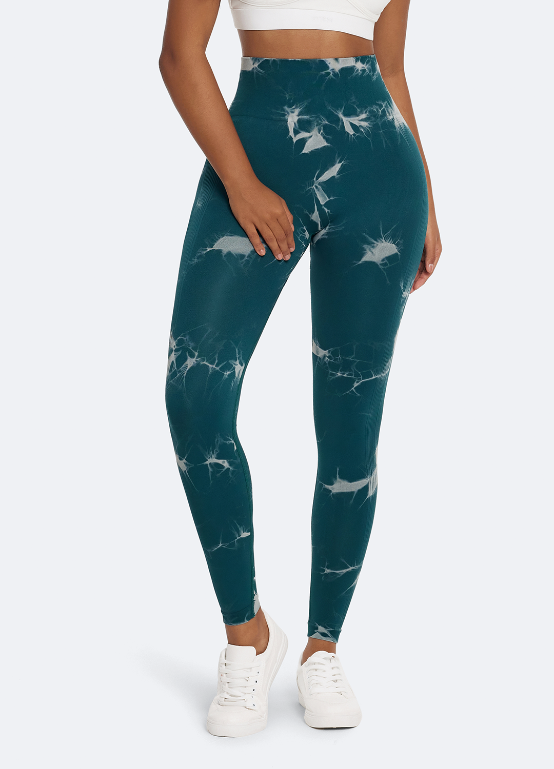 Tie Dye Leggings with Push-Up - Image 2